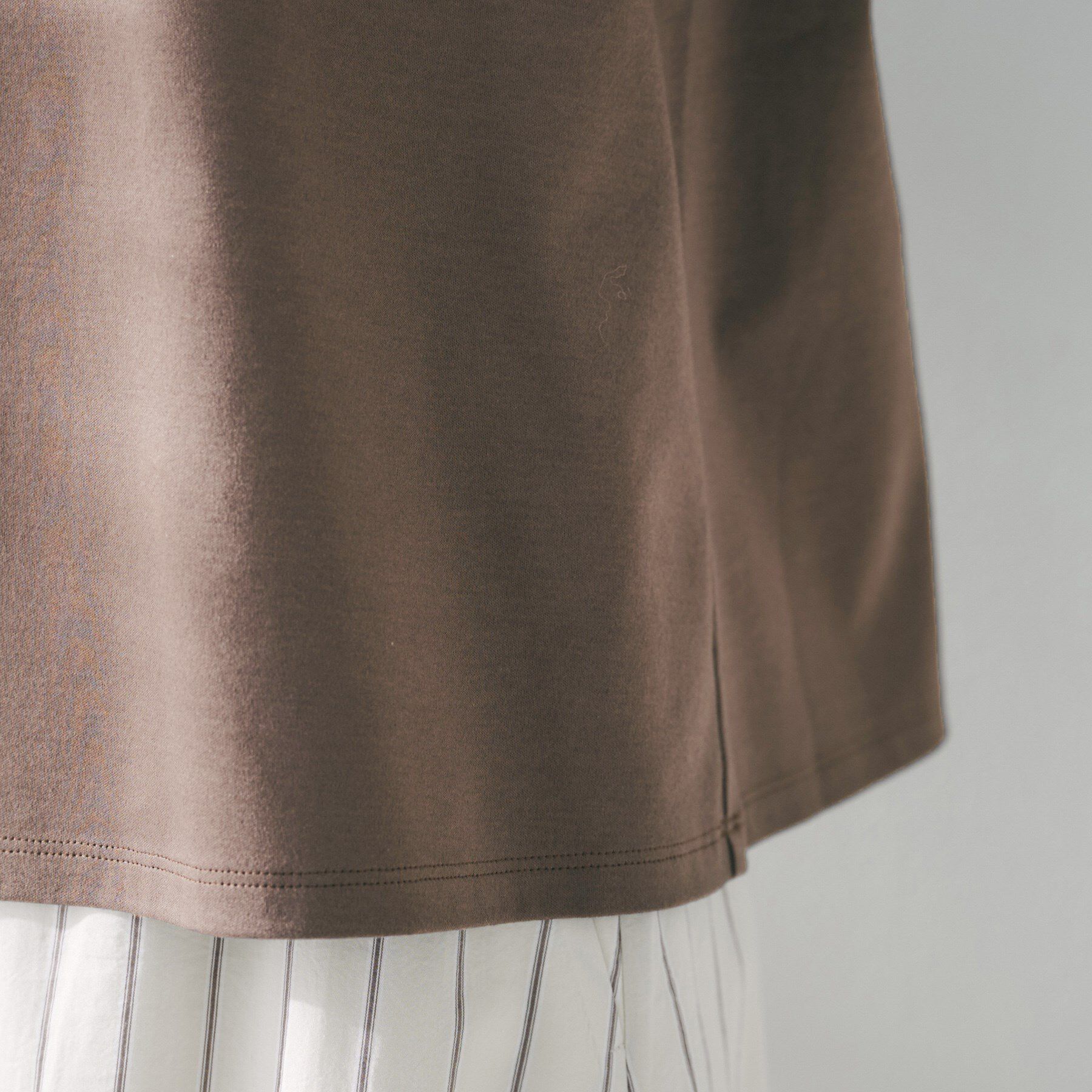 UNTITLED「【二の腕カバー/接触冷感】袖オーガンジープルオーバー」|Tシャツ・カットソー|