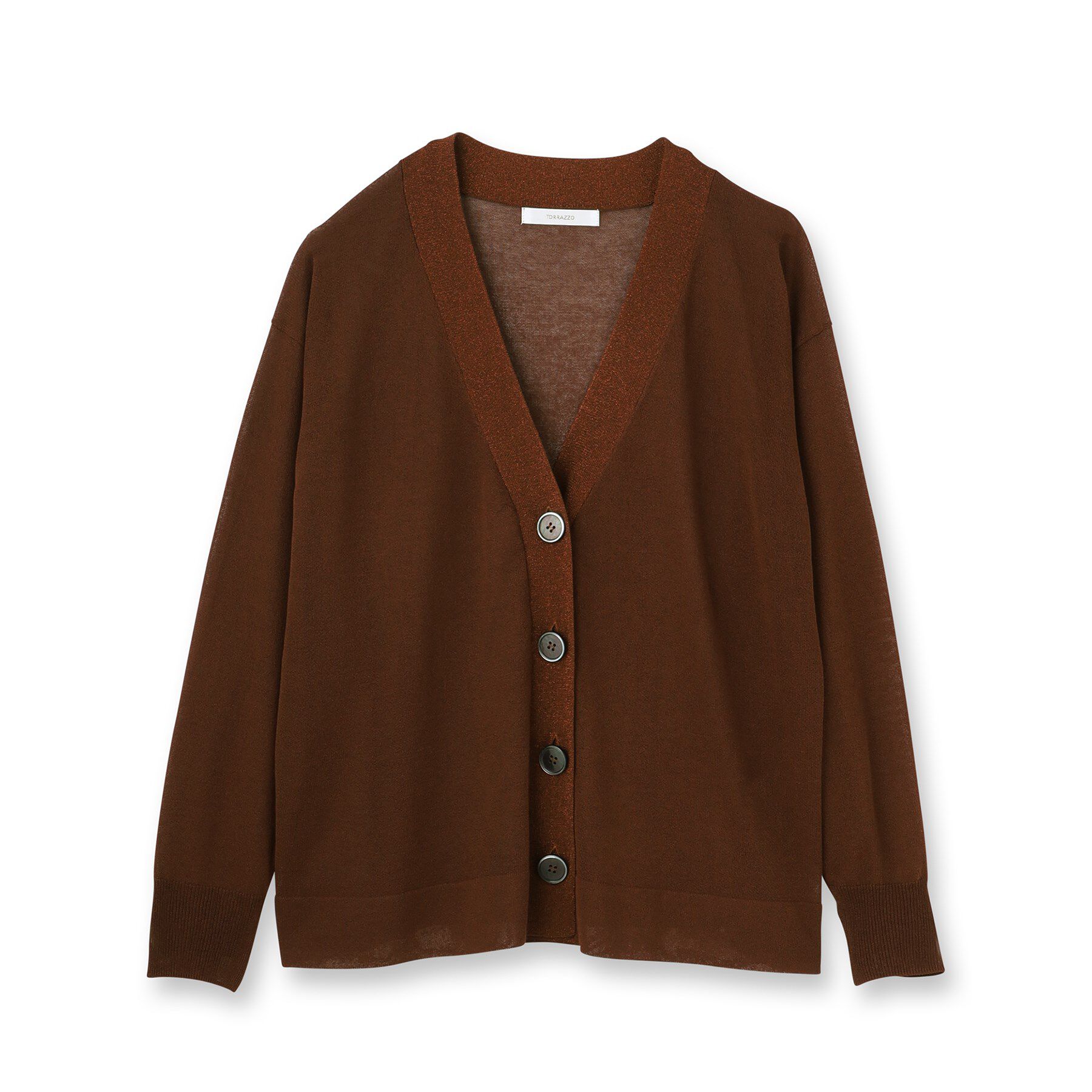 UNTITLED「【TORRAZZO DONNA】シースルーラメカーディガン」|カーディガン|