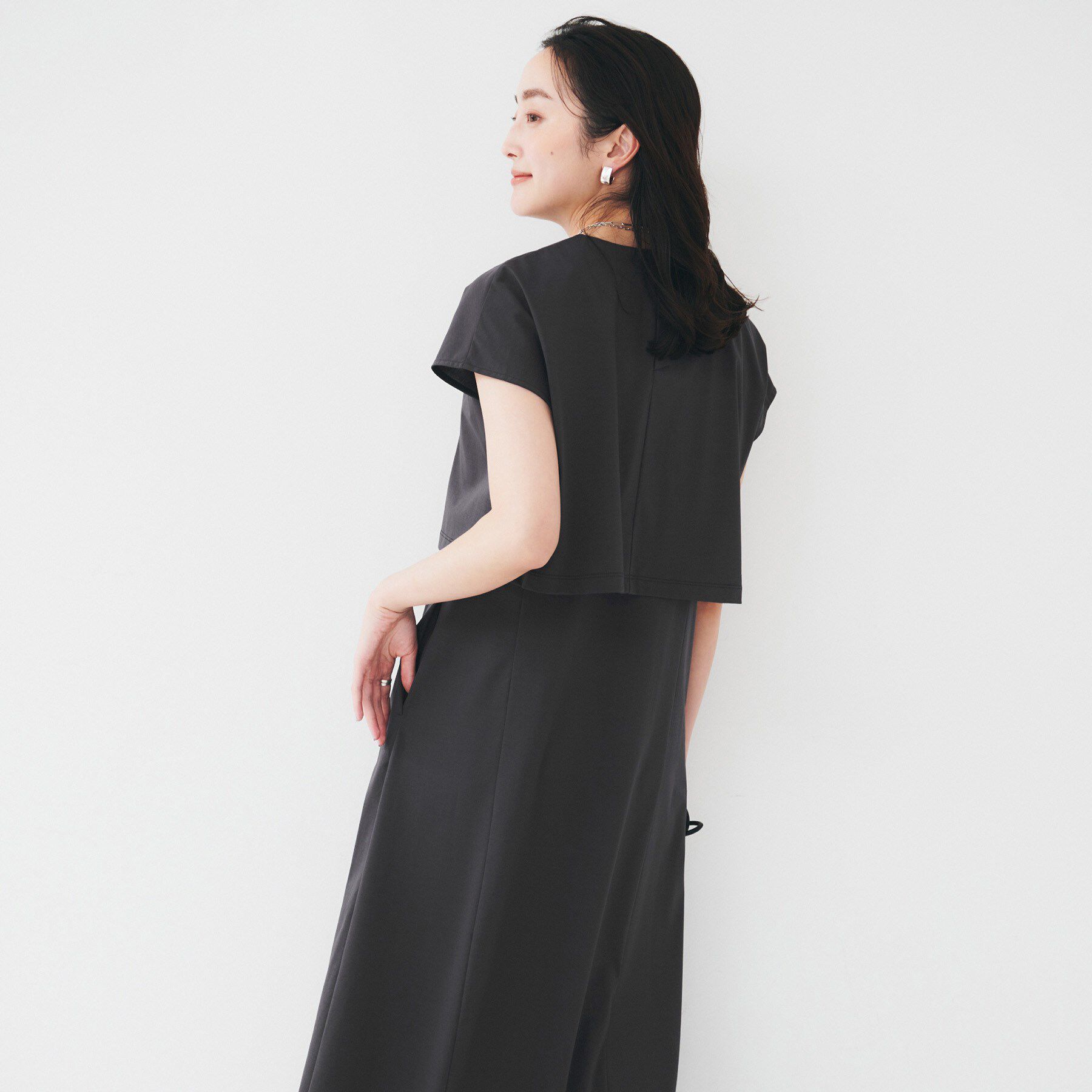 UNTITLED「【洗える／夏ワンピ／2WAY】ジャージワンピース」|ワンピース|