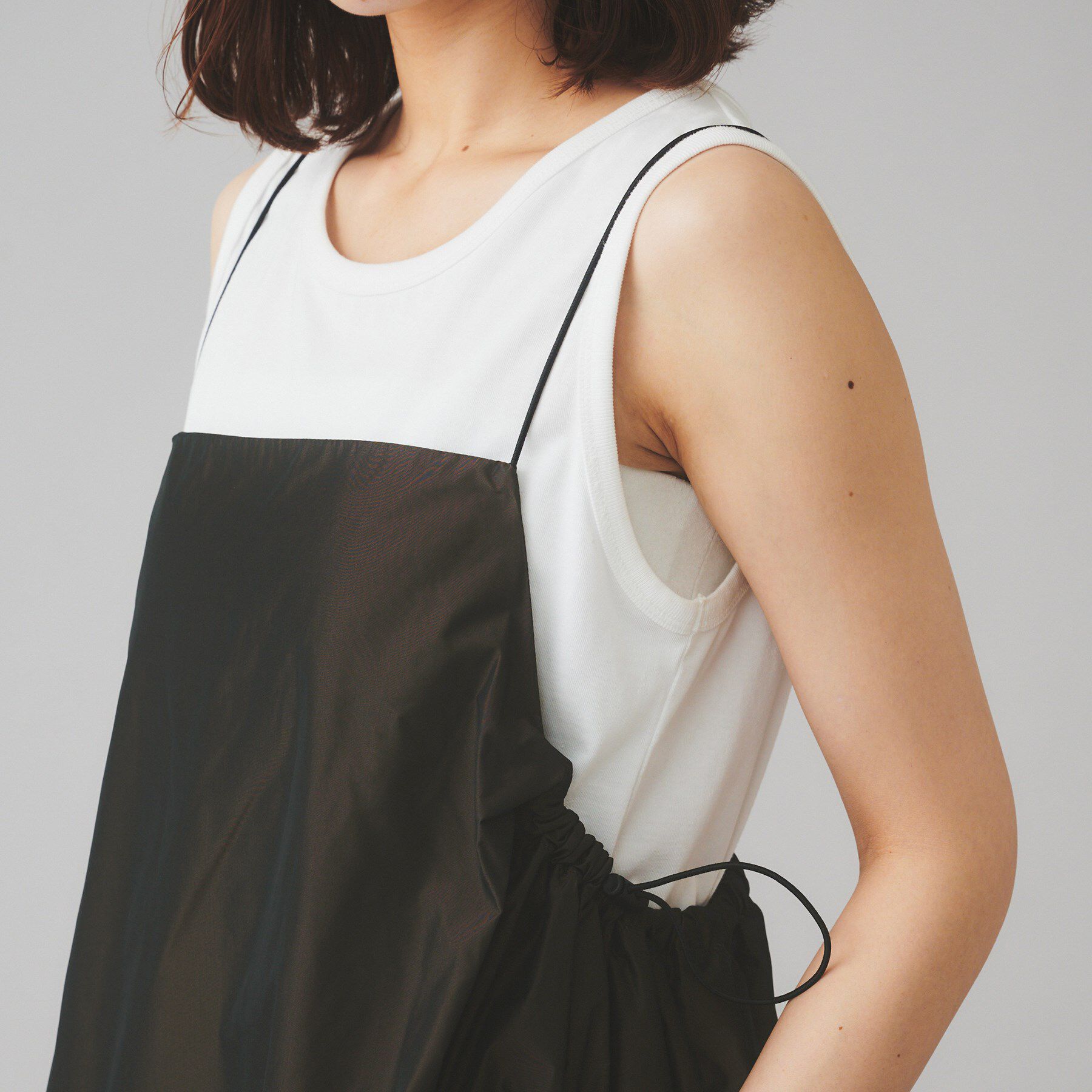 UNTITLED「【Liyoca】タフタキャミワンピース」|ワンピース|