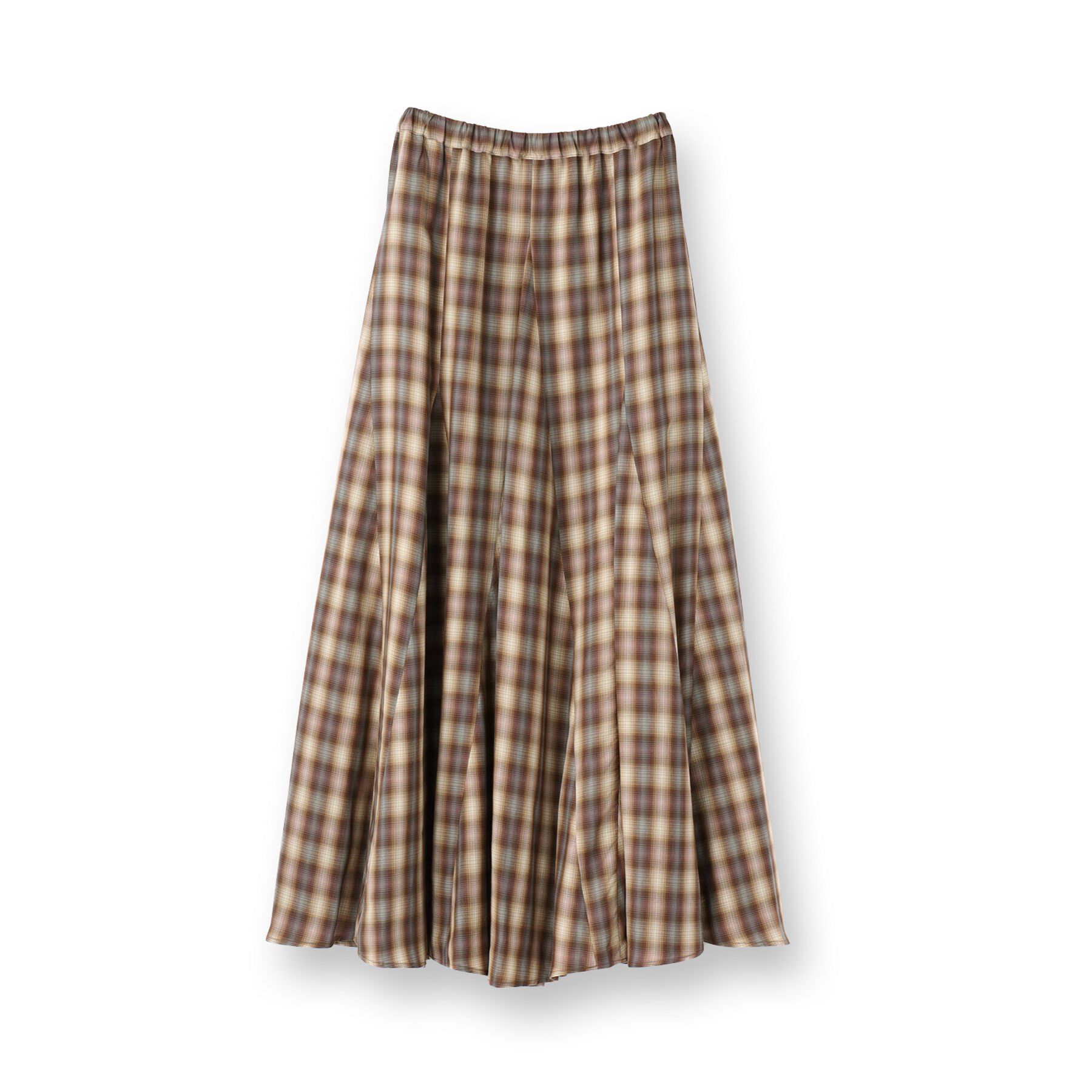 UNTITLED「【Munich】チェックフレアマキシスカート」|スカート|