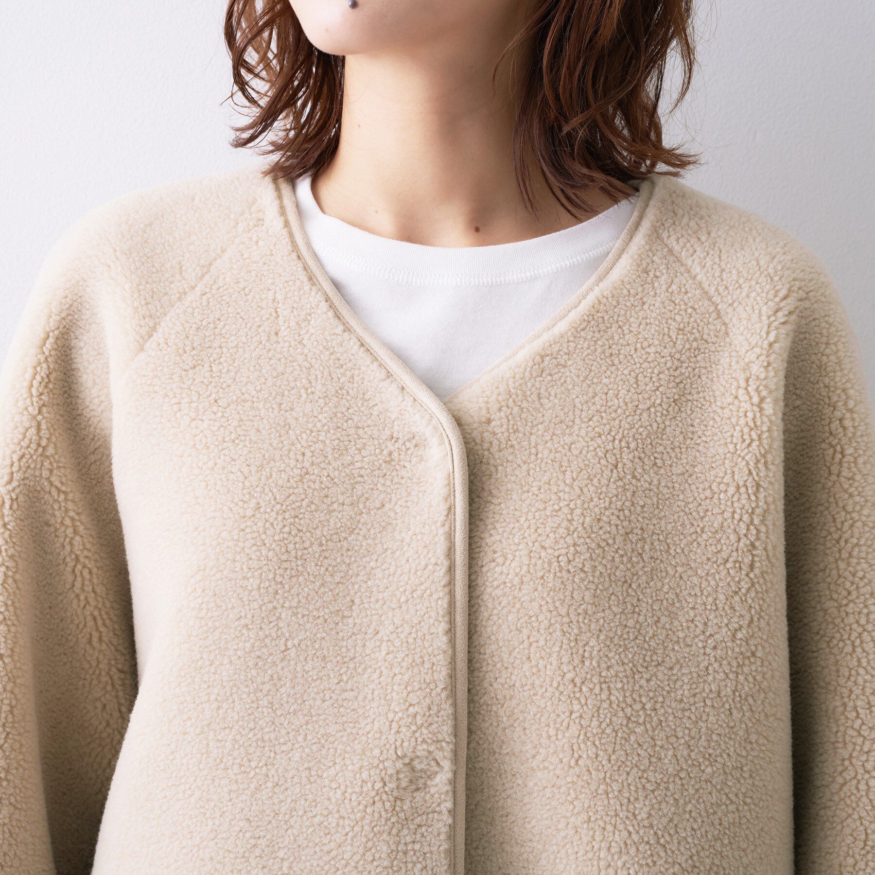 UNTITLED「【Munich】リバーシブルコート」|ノーカラーコート|