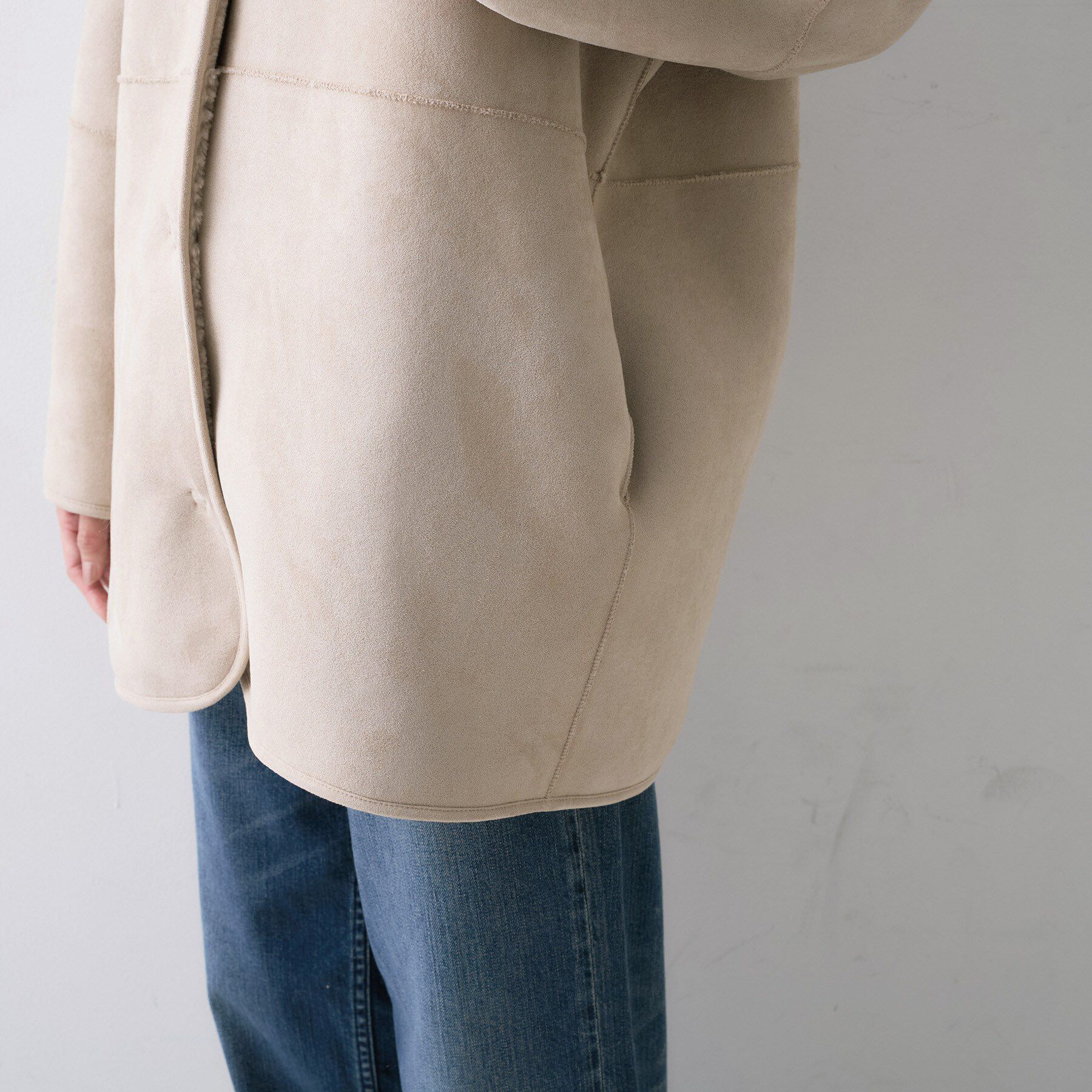 UNTITLED「【Munich】リバーシブルコート」|ノーカラーコート|