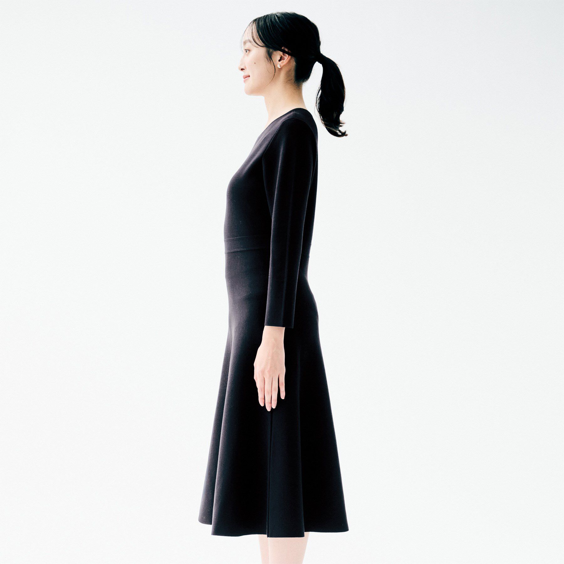 UNTITLED「【洗える/ストレッチ性/フォーマル】ニットワンピース」|ワンピース|