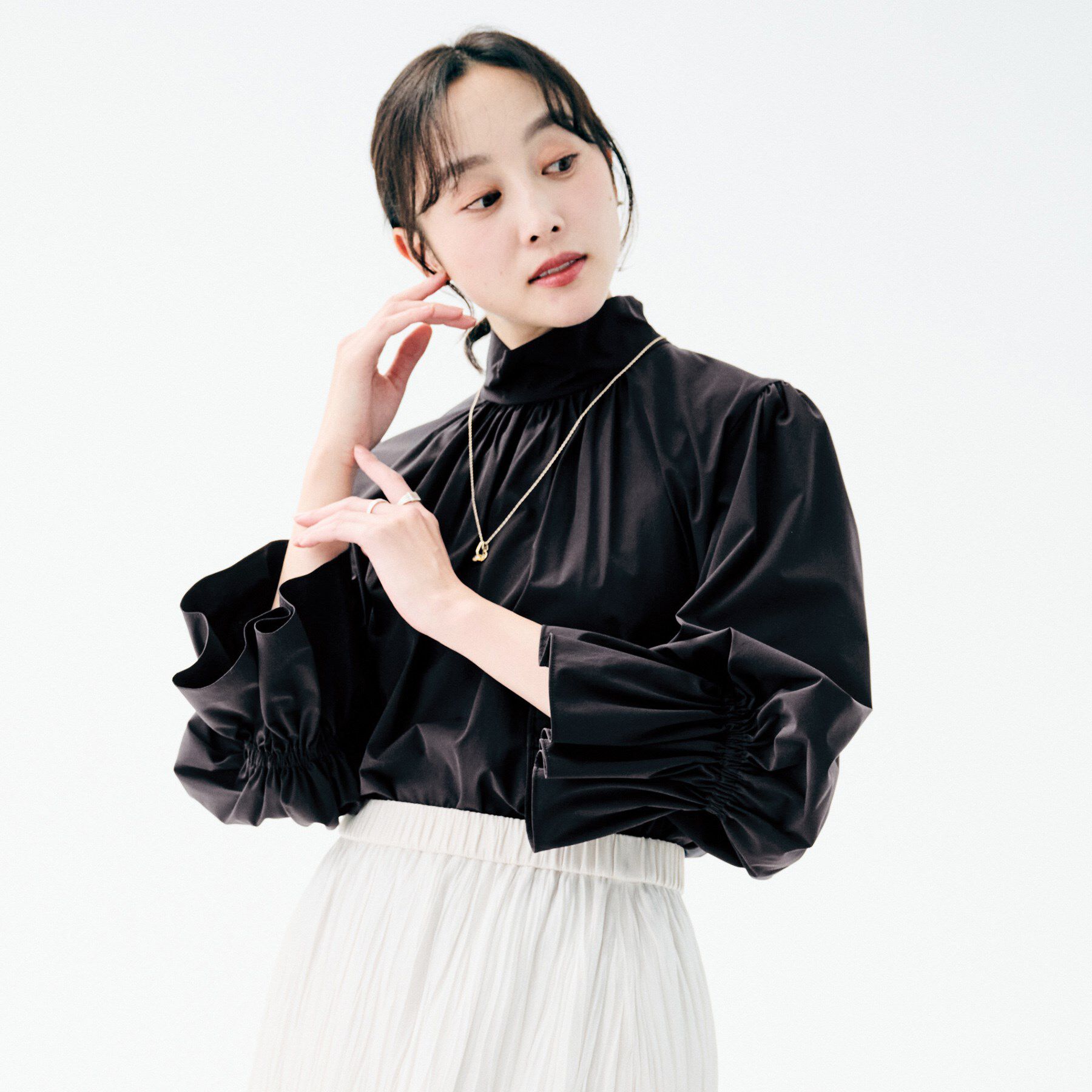 UNTITLED「【セレモニー/華やか】2WAYボウタイブラウス」|シャツ・ブラウス|