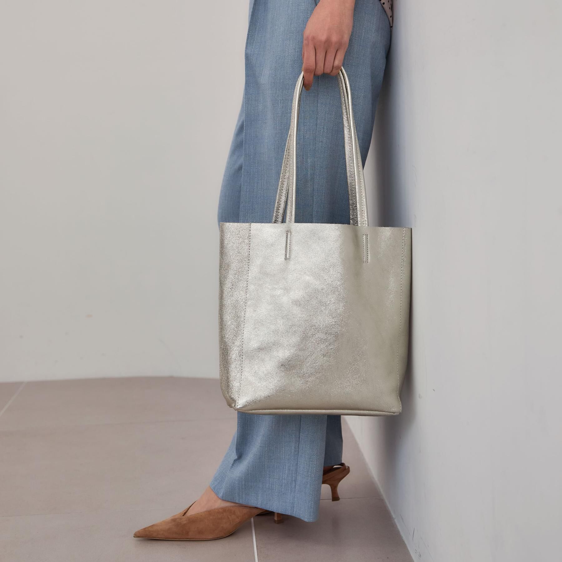 UNTITLED「【MILOS】別注メタリックトート」|トートバッグ|