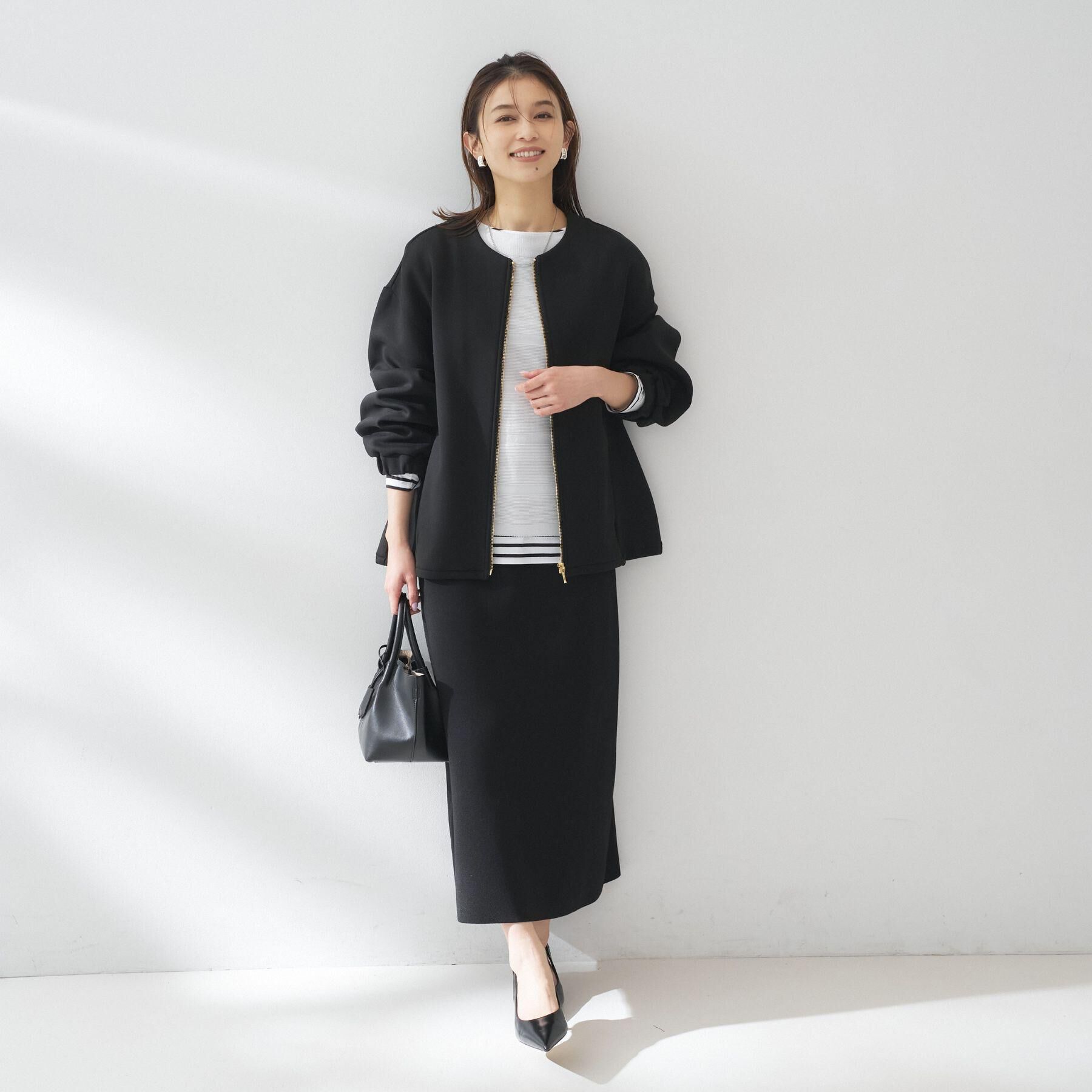 UNTITLED「【春アウター/ゆったり】ダンボールジップブルゾン」|ブルゾン・スタジャン|