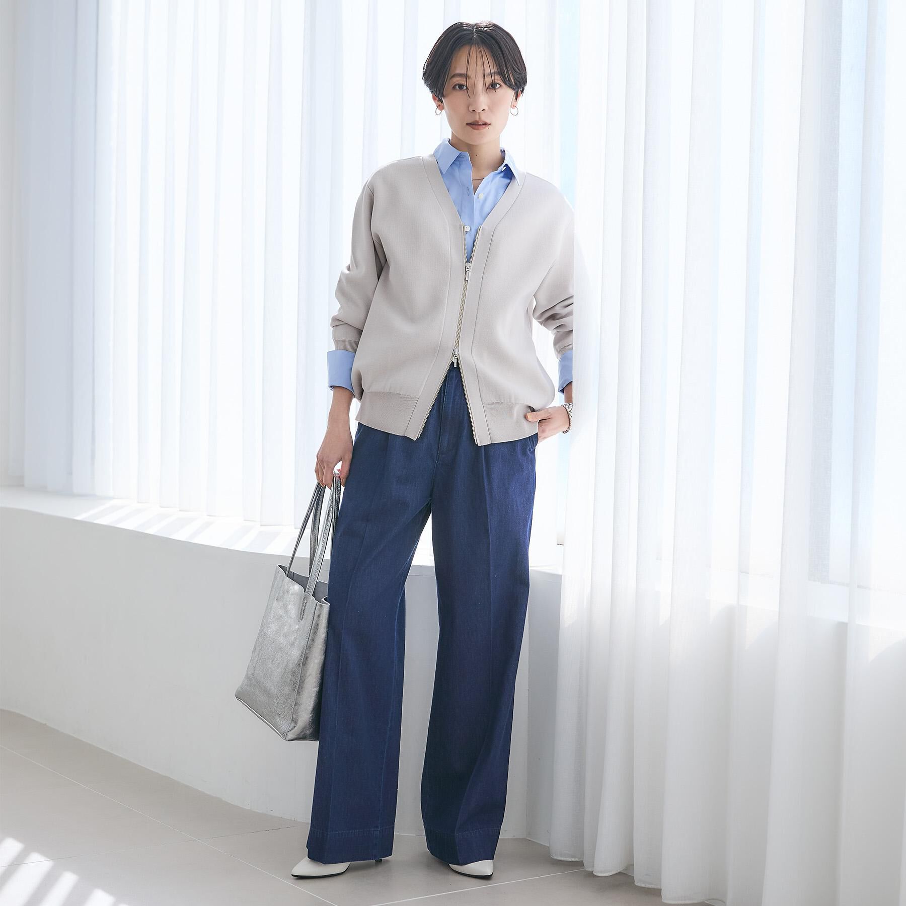 UNTITLED「ライトウェイトデニムパンツ」|デニム|