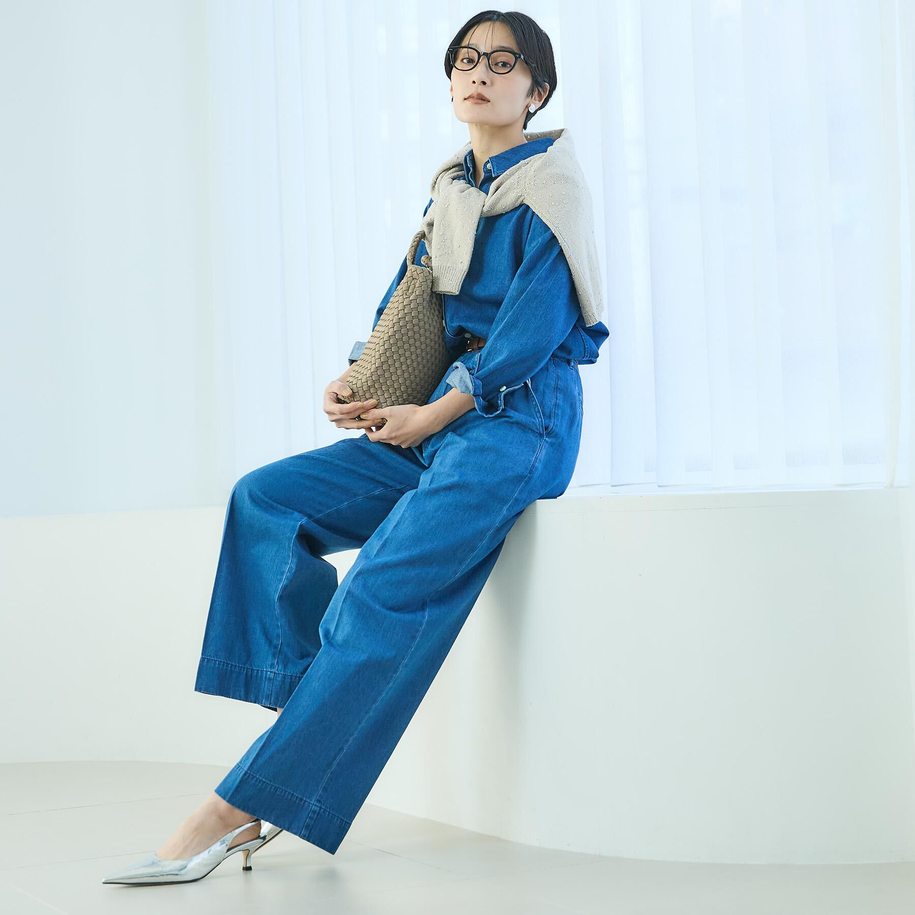 UNTITLED「ライトウェイトデニムパンツ」|デニム|