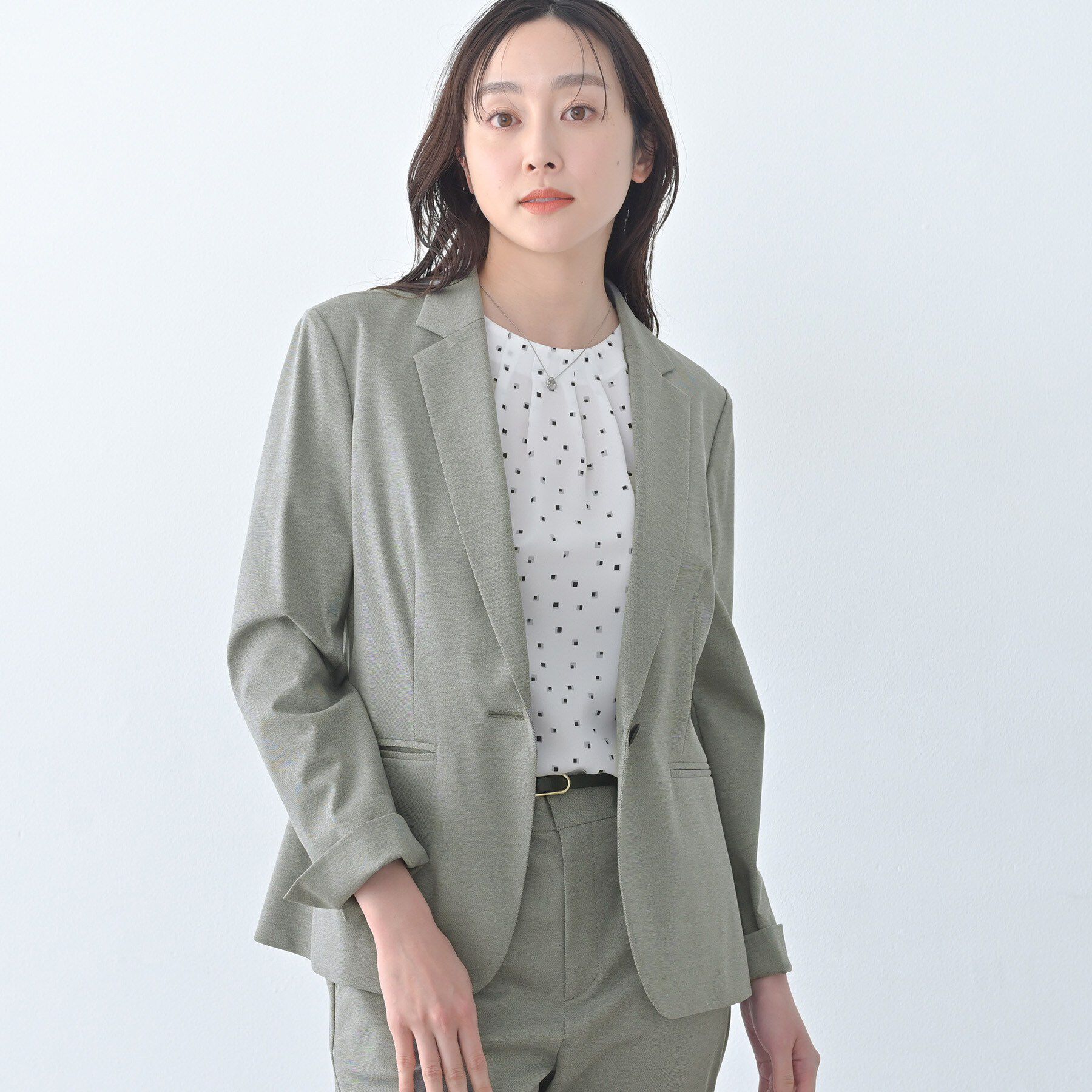 UNTITLED「ジャージテーラードジャケット」|テーラードジャケット|