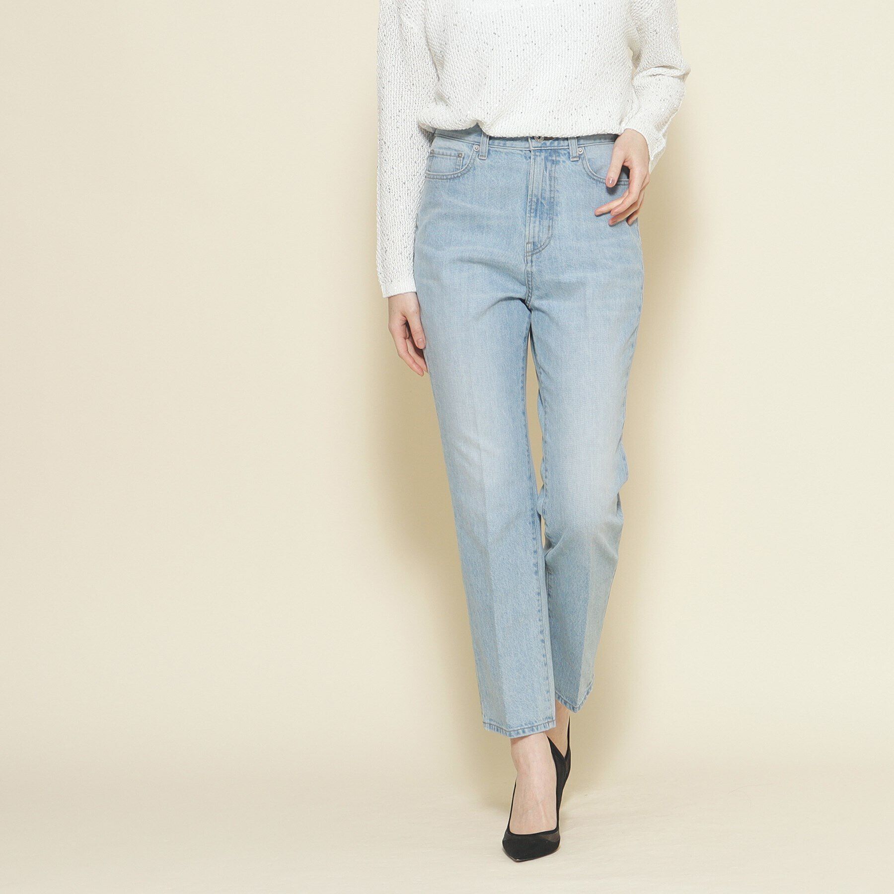 COUP DE CHANCE「【環境に配慮したデニム】細身デニムパンツ」|デニム|