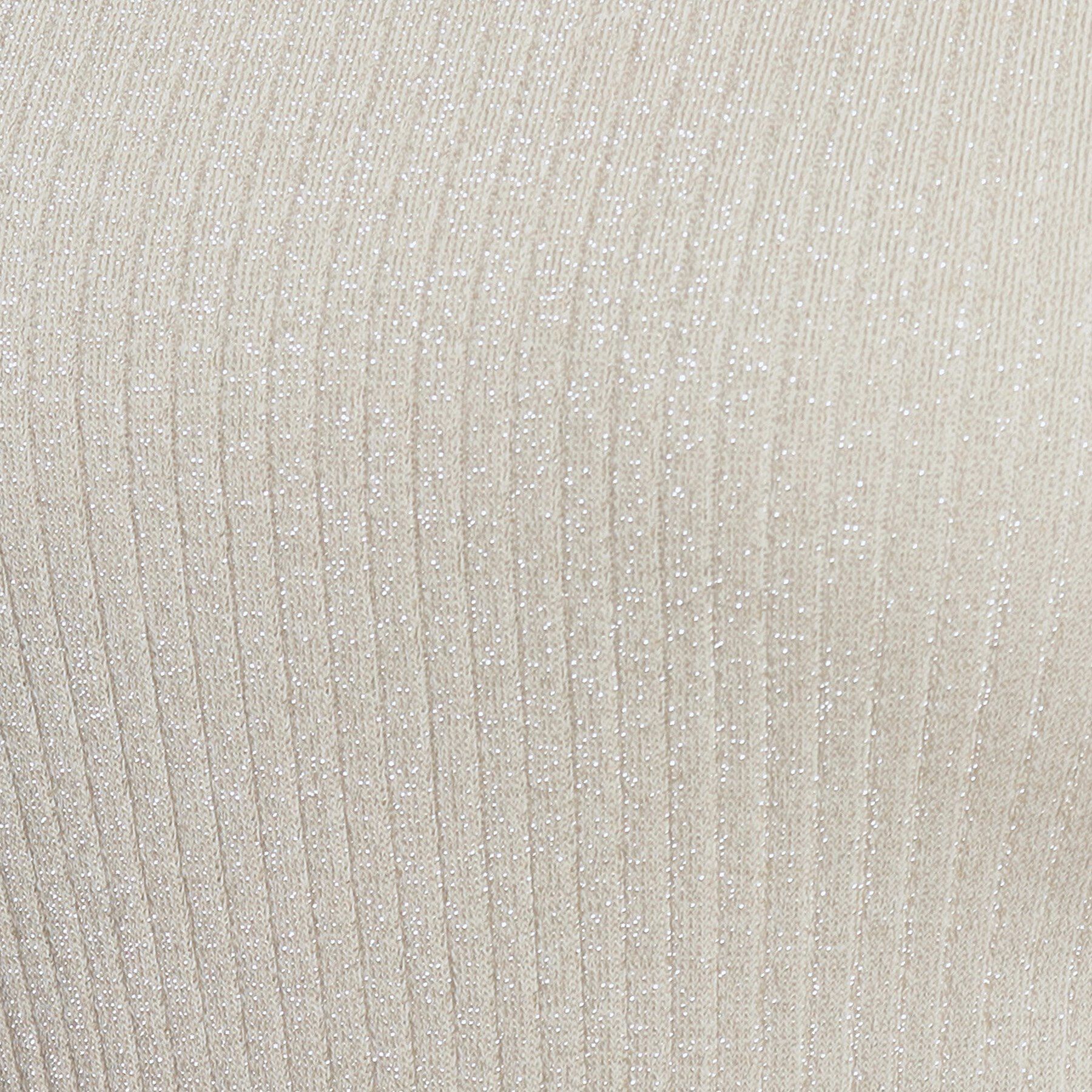 COUP DE CHANCE「【洗える／日本製／ハートネック】5分袖ラメ入りニットトップス」|ニット・セーター|