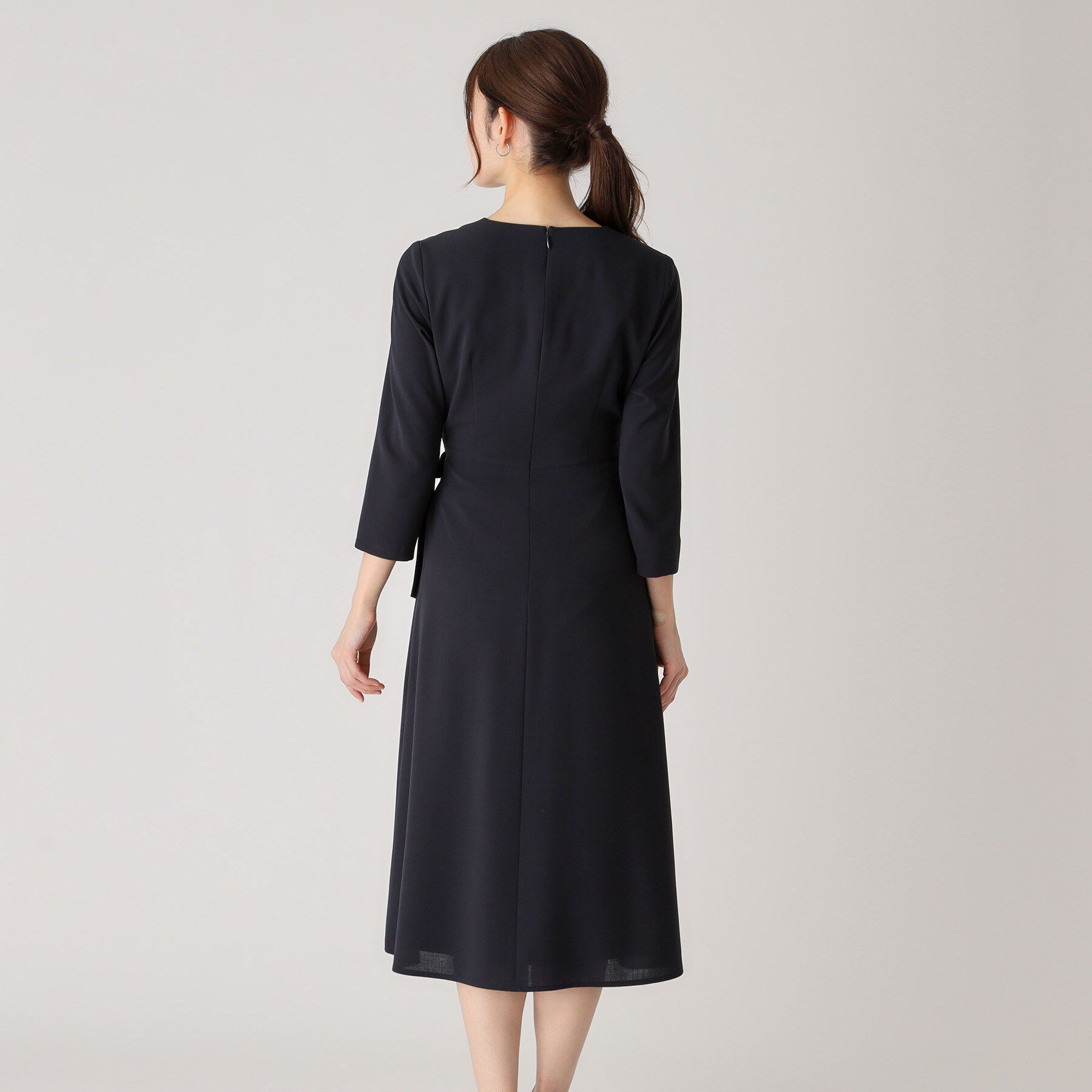 COUP DE CHANCE「【日本製】ラップ風デザインワンピース」|ワンピース|