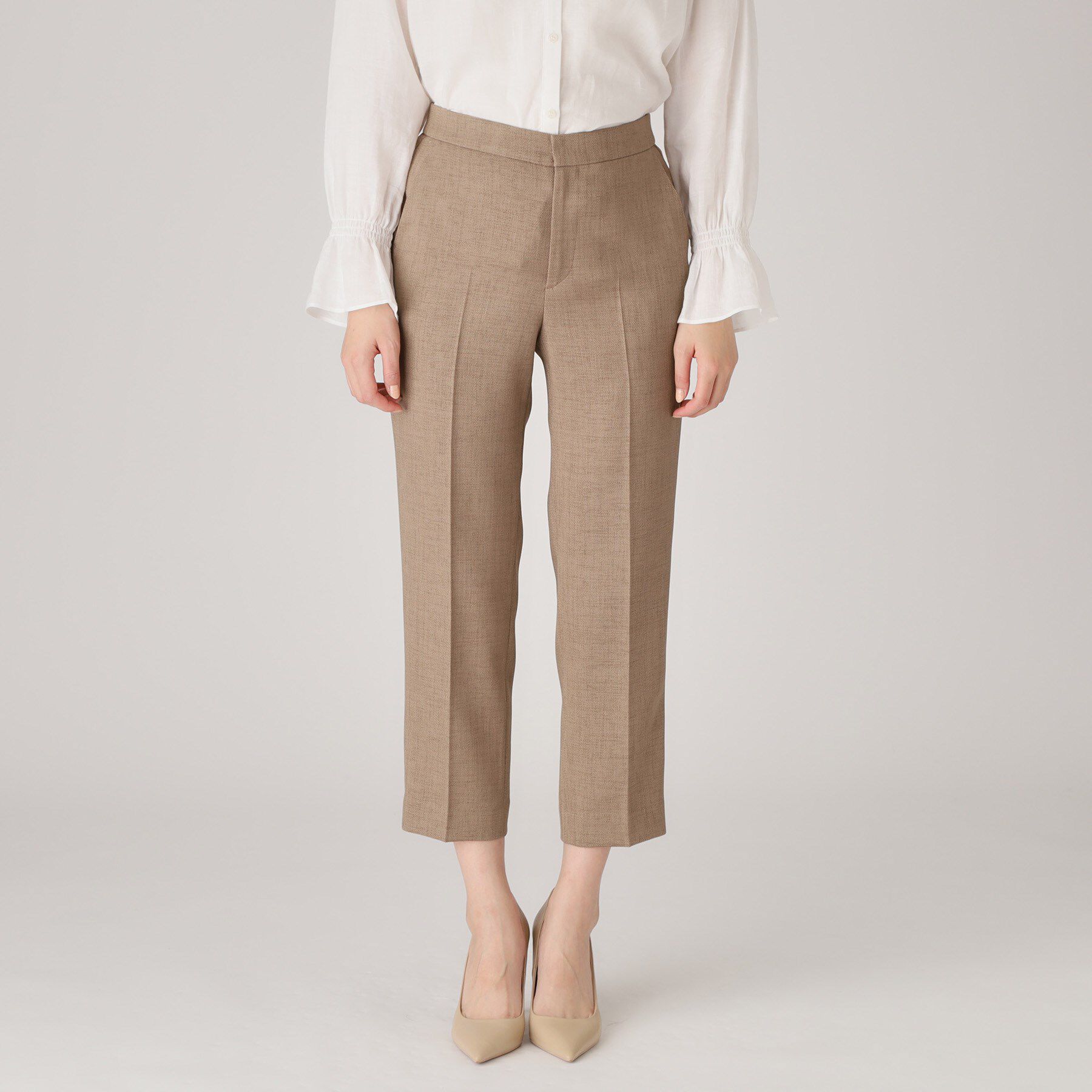 COUP DE CHANCE「【手洗い可／日本製】タックテーパードパンツ」|その他|