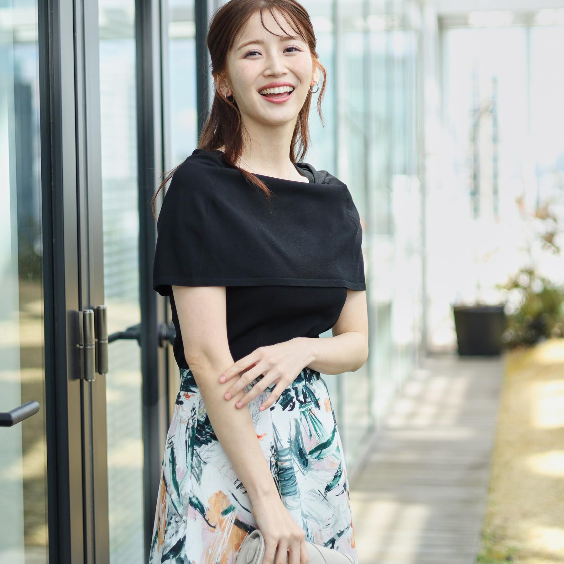 COUP DE CHANCE「【洗える】オフショルダーニットトップス」|ニット・セーター|