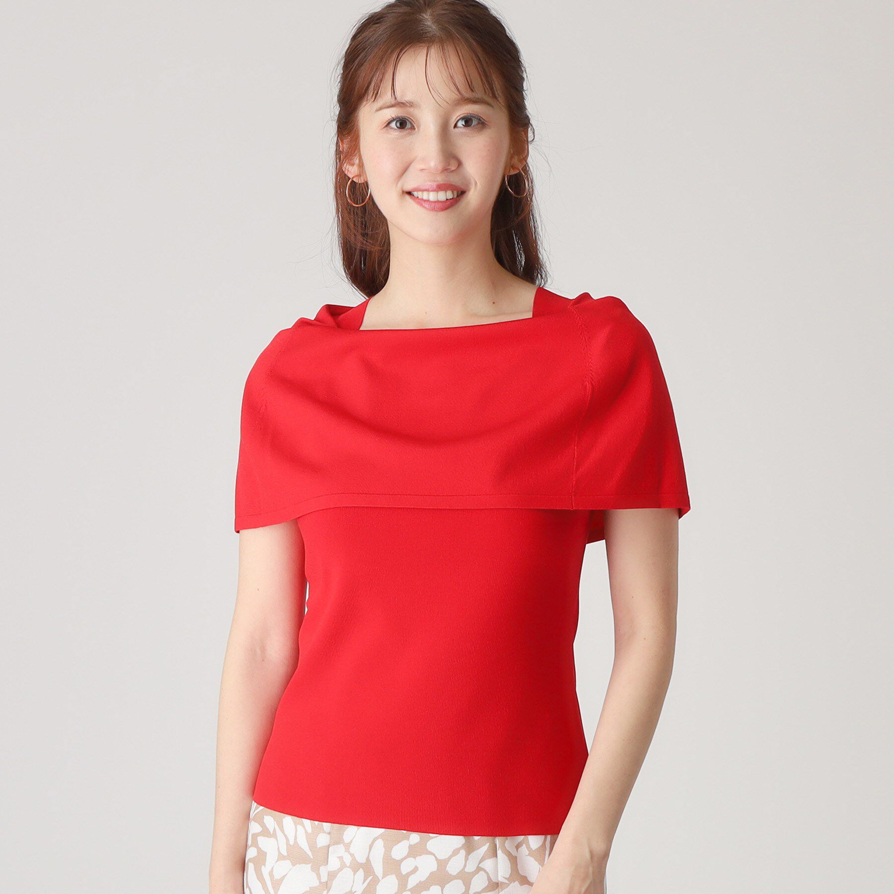 COUP DE CHANCE「【洗える】オフショルダーニットトップス」|ニット・セーター|