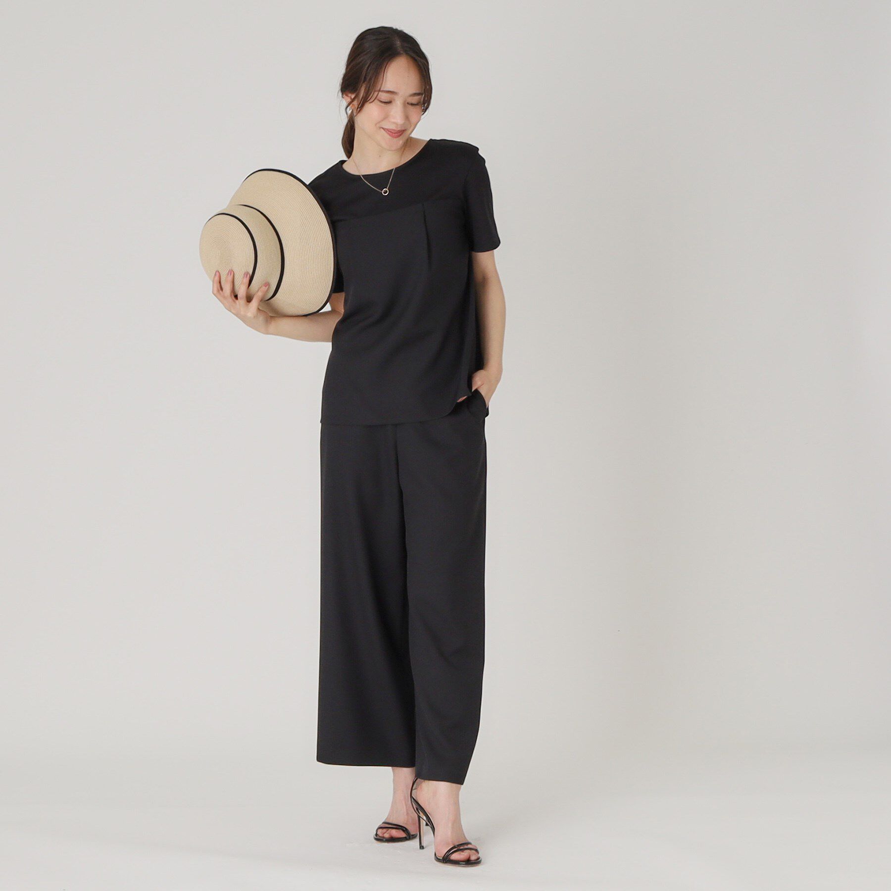 COUP DE CHANCE「【洗える／ウエストゴム】ストレートパンツ」|その他|