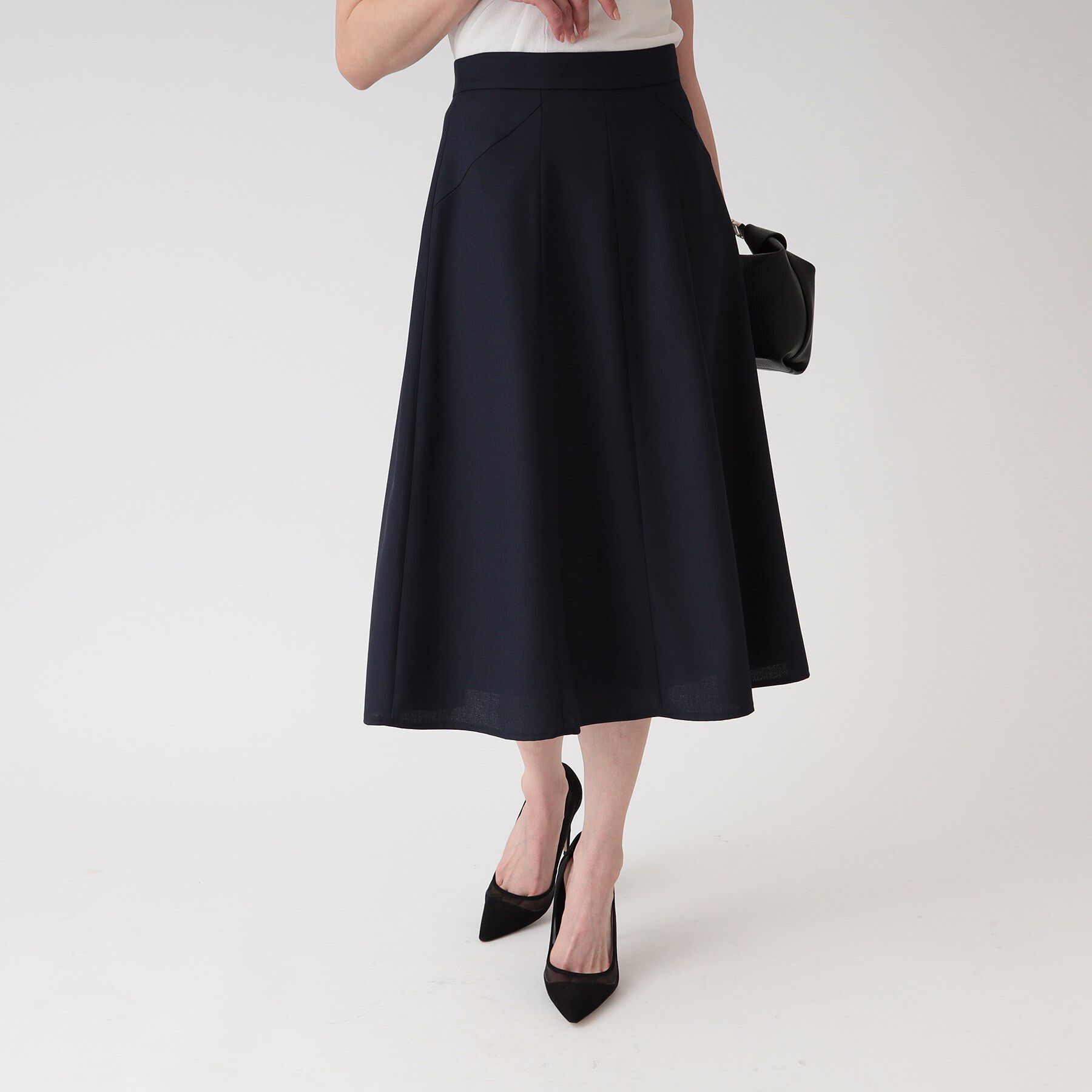 COUP DE CHANCE「【洗える／日本製】フレアスカート」|スカート|