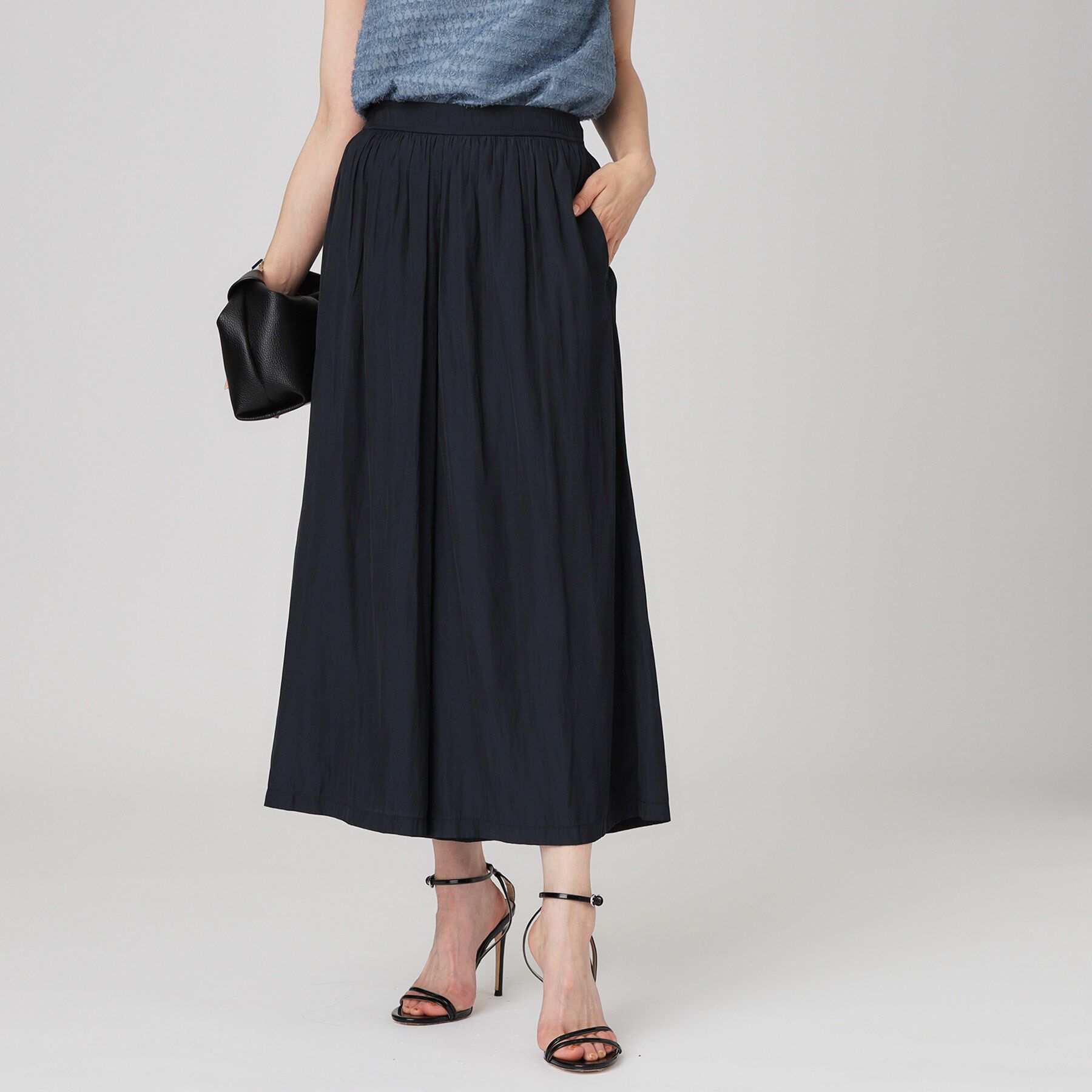 COUP DE CHANCE「【手洗い可／ウエストゴム】スカーチョ」|その他|ネイビー(093)