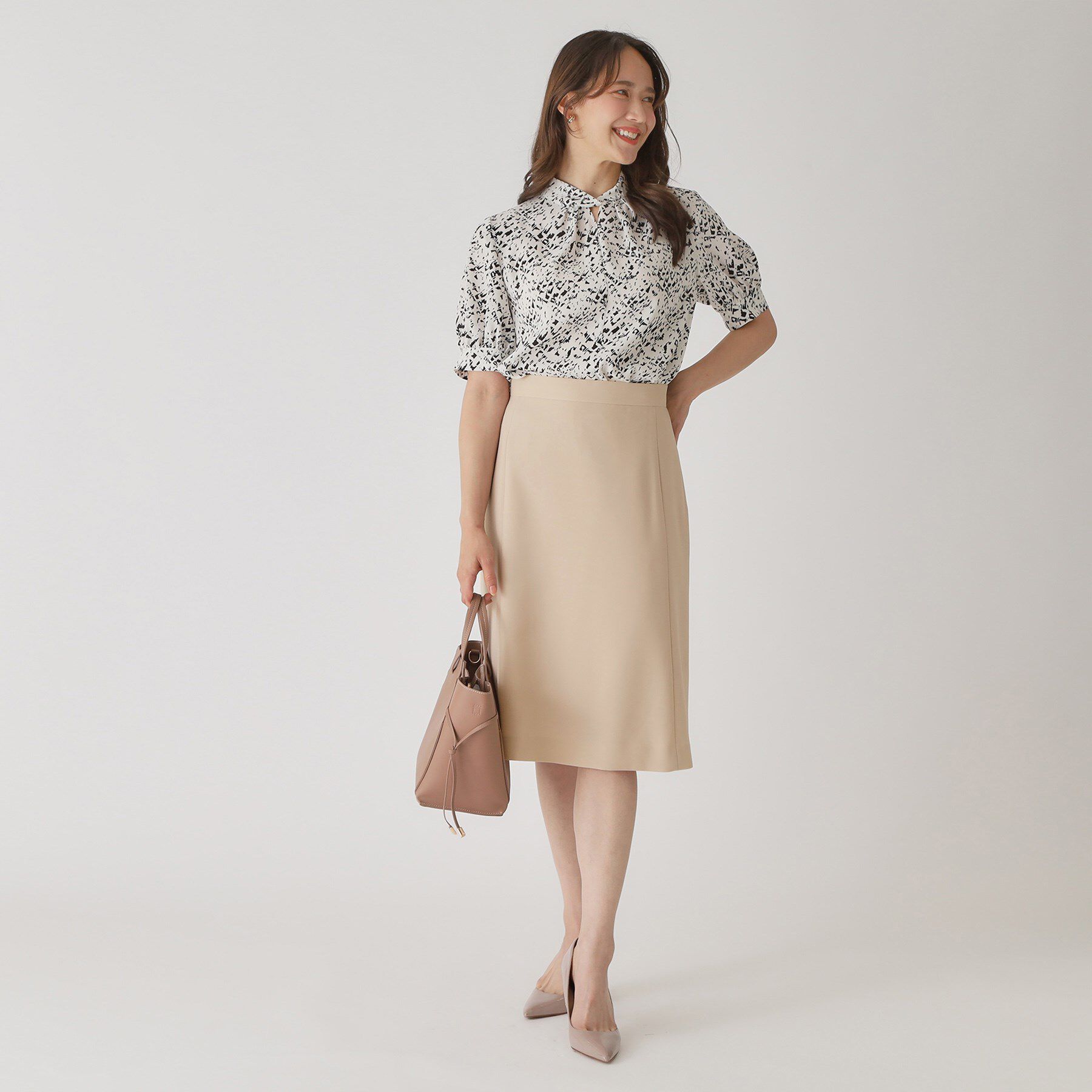 COUP DE CHANCE「【手洗い可／日本製】セミフレアスカート」|スカート|