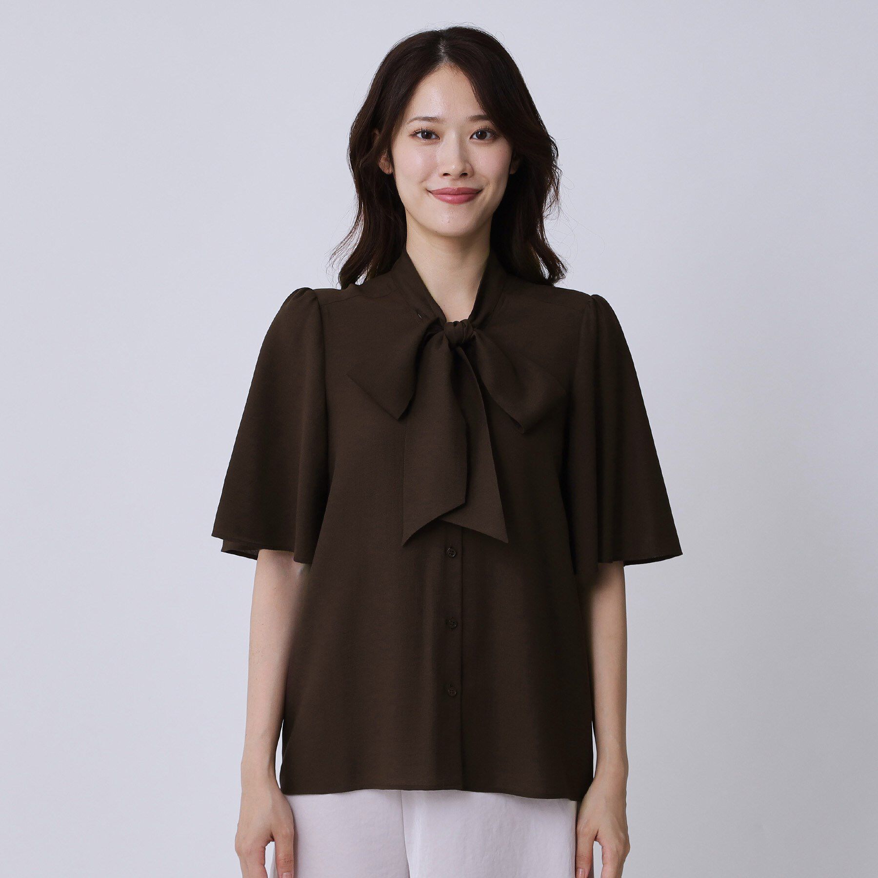 COUP DE CHANCE「【手洗い可／日本製】ボウタイブラウス」|シャツ・ブラウス|