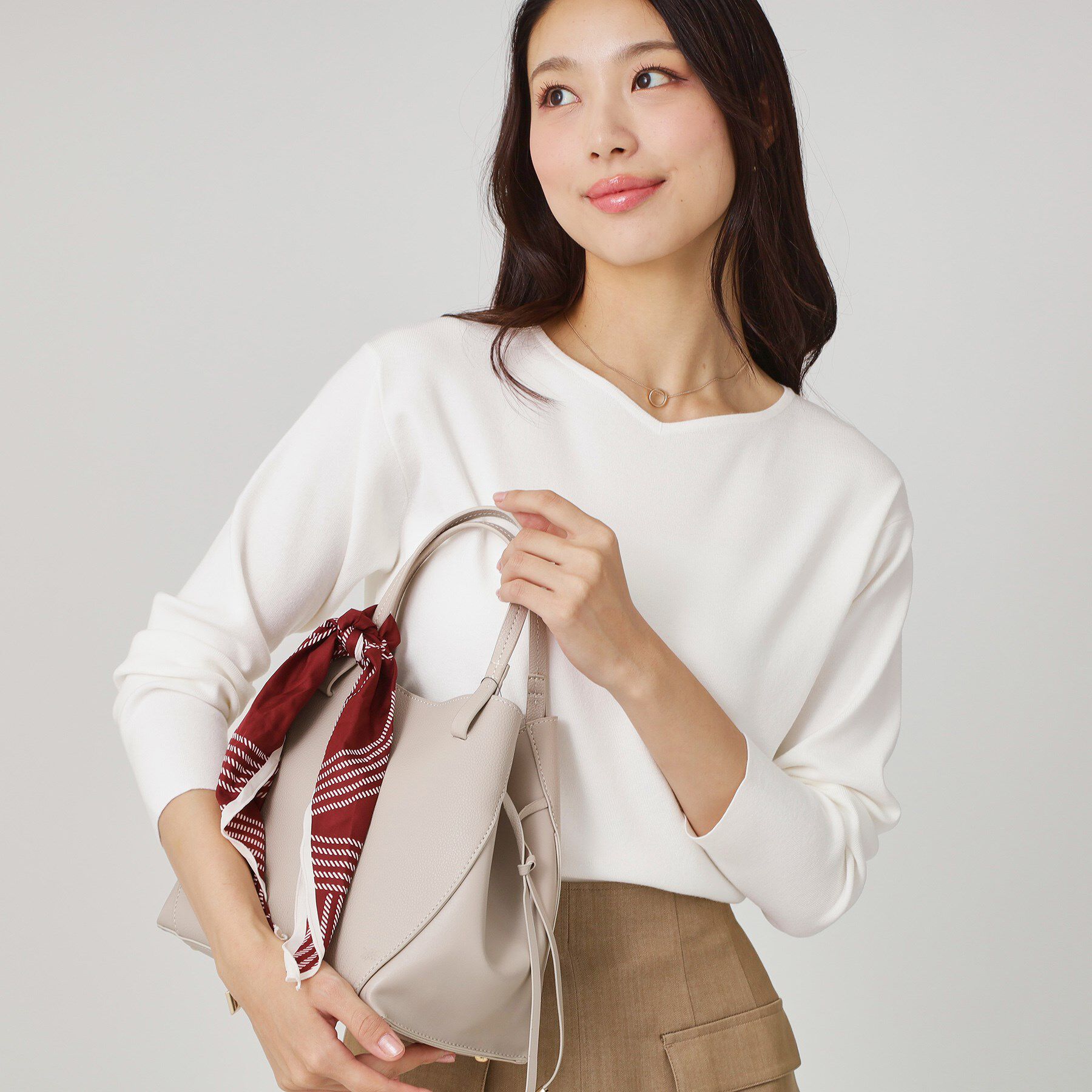 COUP DE CHANCE「【手洗い可】ハートネックのニットトップス」|ニット・セーター|