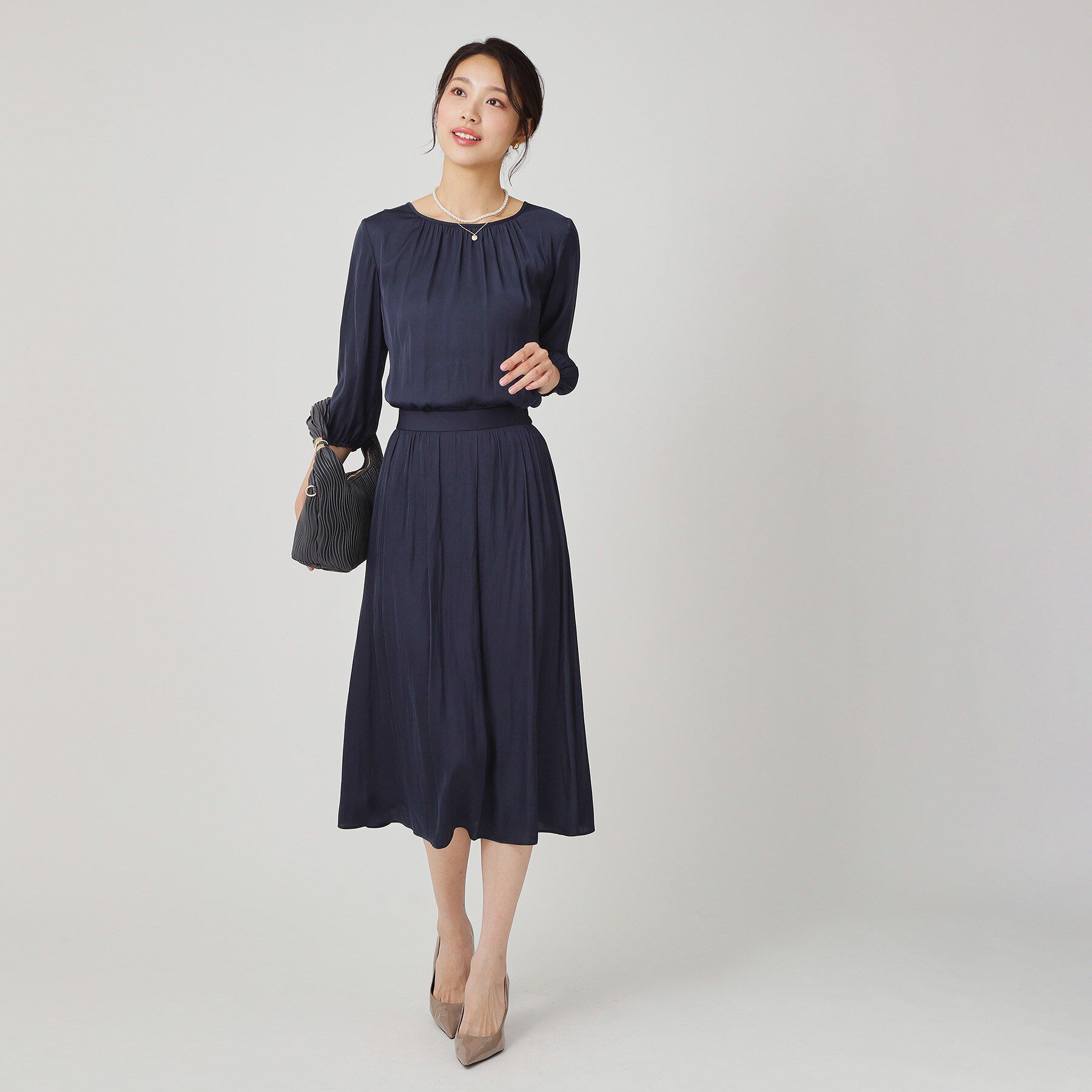 COUP DE CHANCE「【手洗い可／セットアップ可】エアリーなギャザーブラウス」|シャツ・ブラウス|