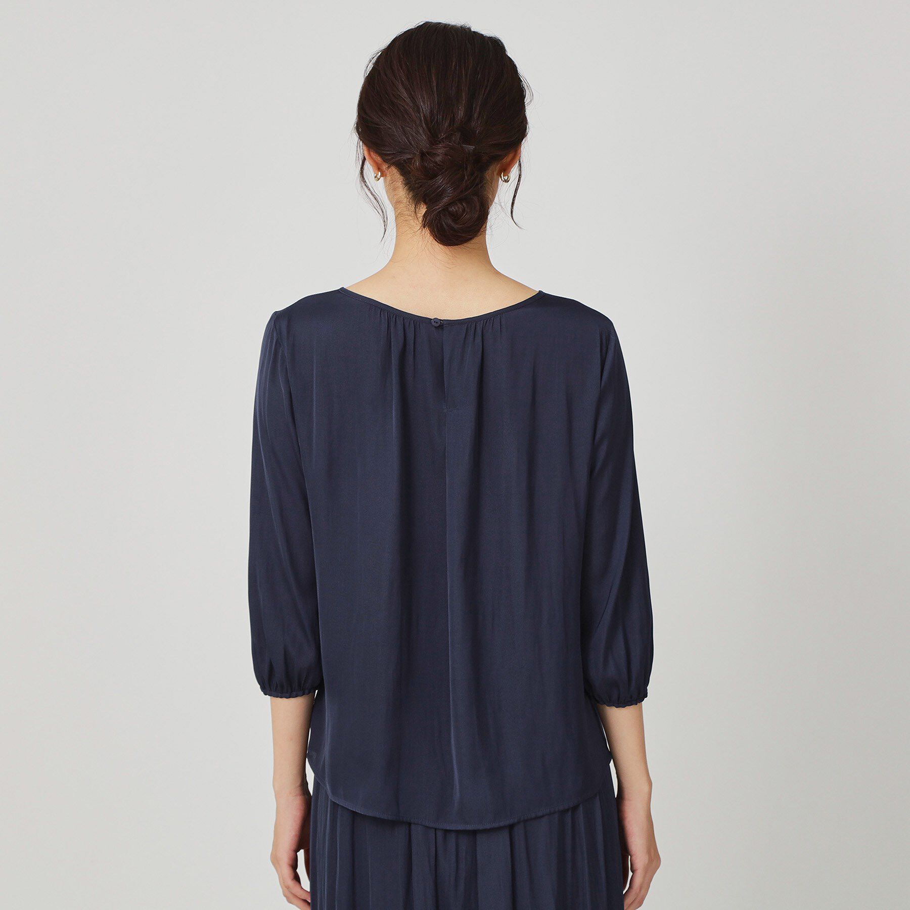 COUP DE CHANCE「【手洗い可／セットアップ可】エアリーなギャザーブラウス」|シャツ・ブラウス|