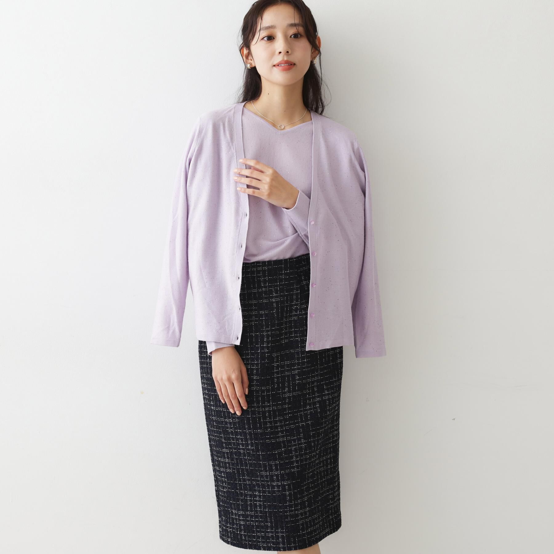 COUP DE CHANCE「【日本製】ツイードタイトスカート」|スカート|