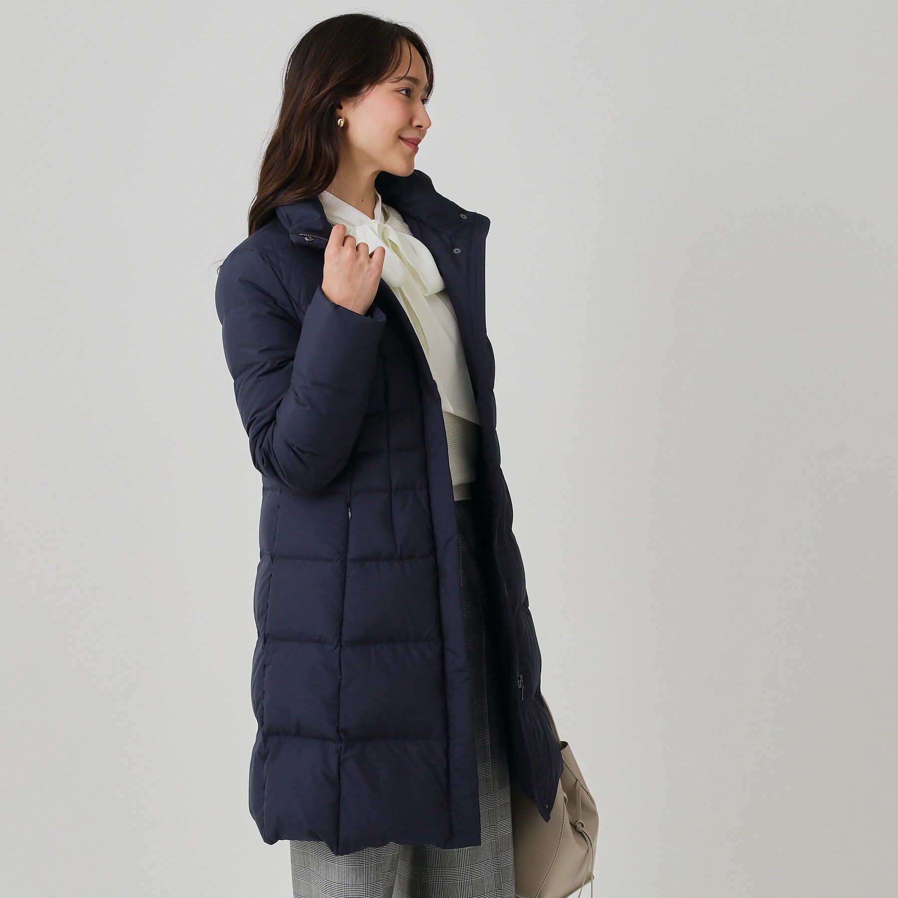 COUP DE CHANCE「【フランス産ホワイトダックダウン／FP800保温性◎／抗菌防臭／手洗い可】ロングダウンコート」|ダウン|