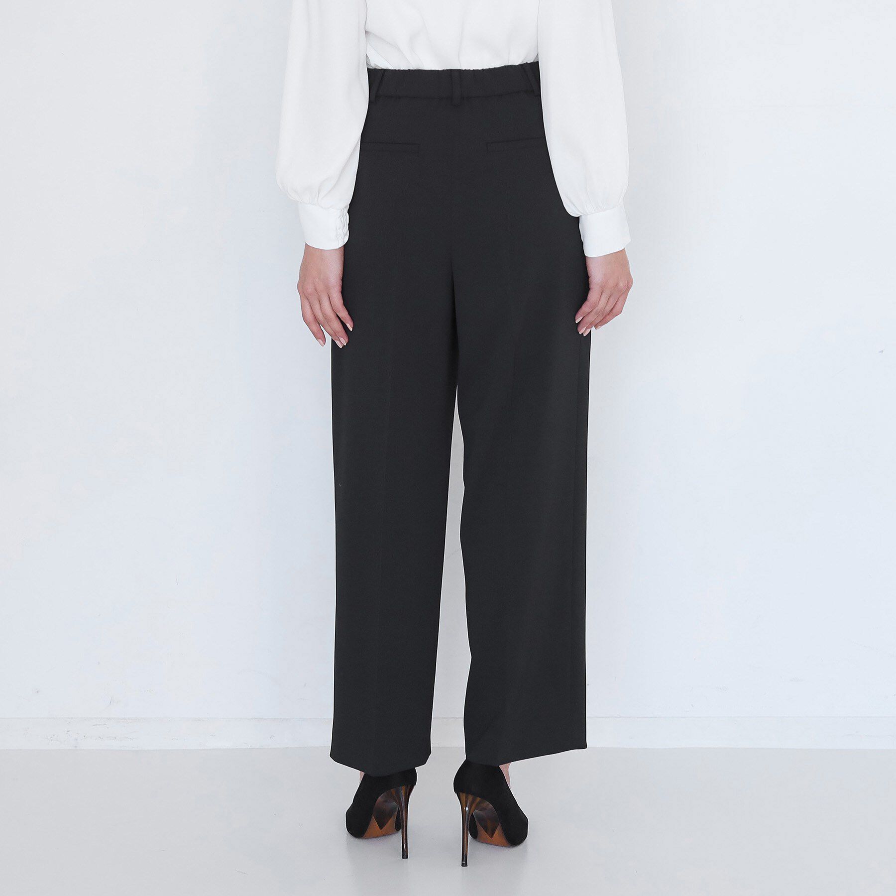COUP DE CHANCE「【手洗い可／日本製／スーツ可】センタープレスストレートワイドパンツ」|その他|