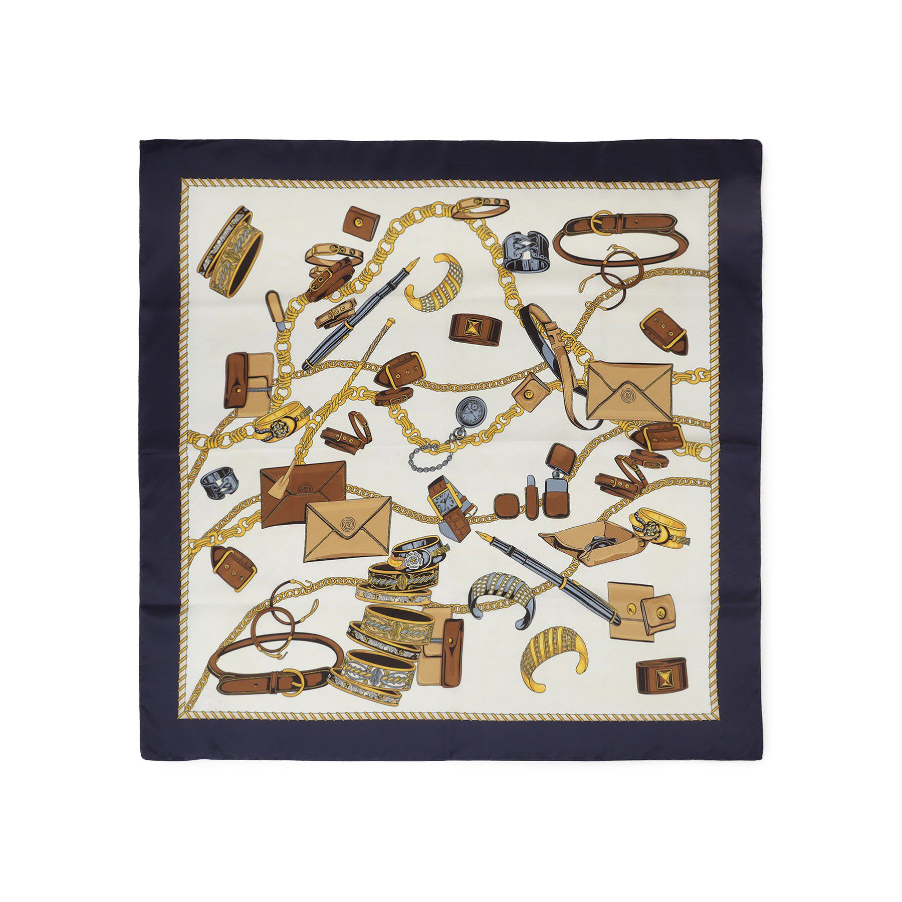 COUP DE CHANCE「【ベルトチェーン柄/アクセチェーン柄】スカーフ」|バンダナ・スカーフ|