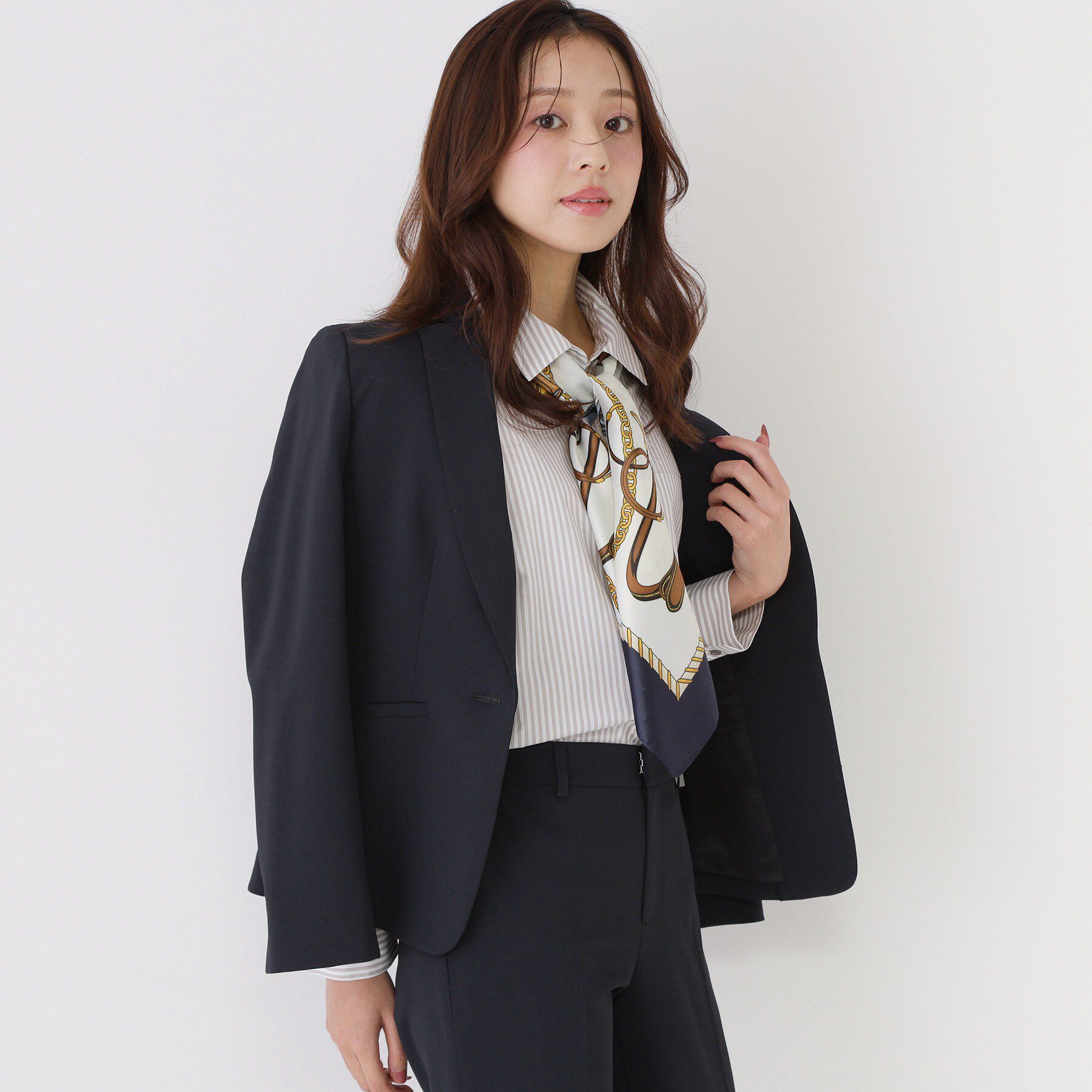 COUP DE CHANCE「【ベルトチェーン柄/アクセチェーン柄】スカーフ」|バンダナ・スカーフ|