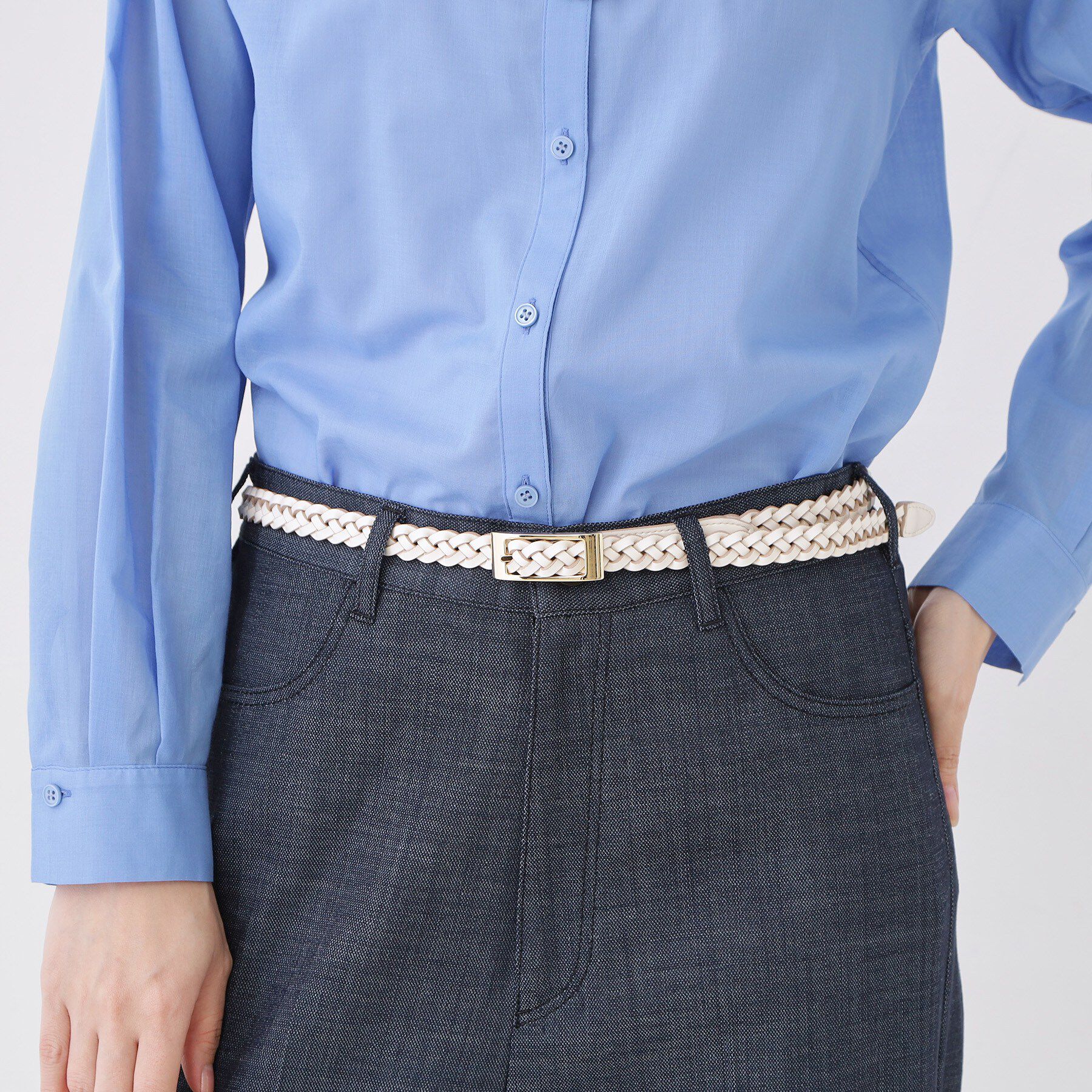 COUP DE CHANCE「【リバーシブル／日本製】メッシュベルト」|ベルト|