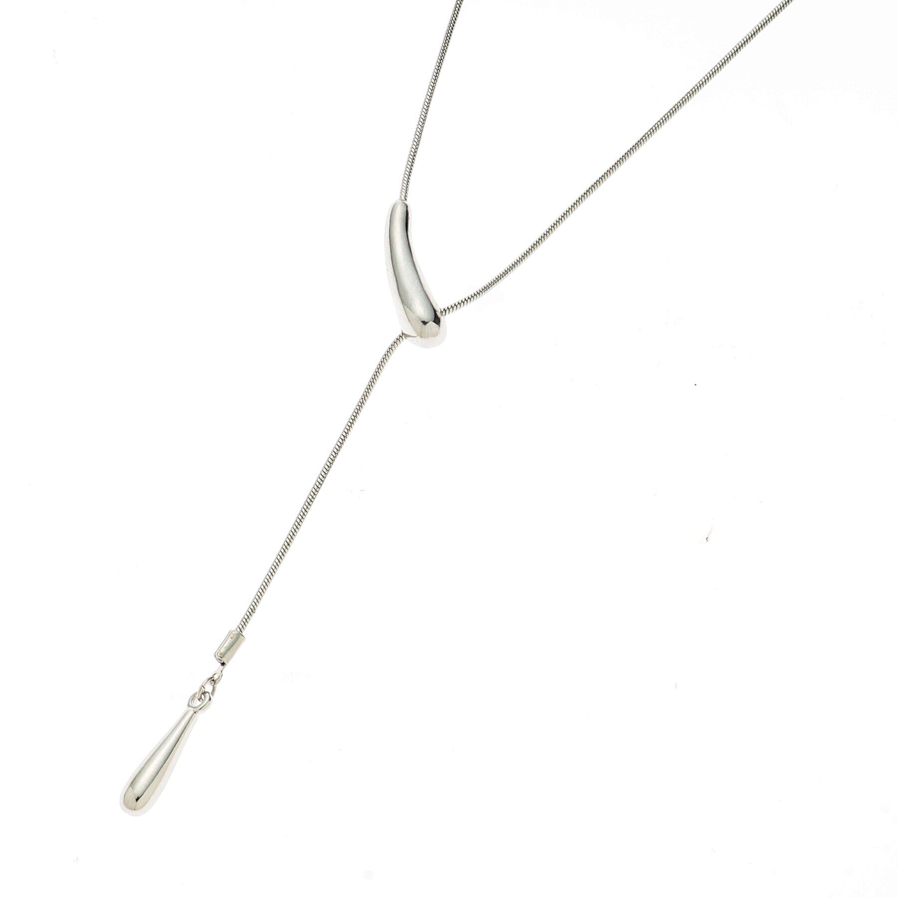 Reflect「【夏SALE／スライド式／長さ調節可】Y字デザインネックレス」|ネックレス|