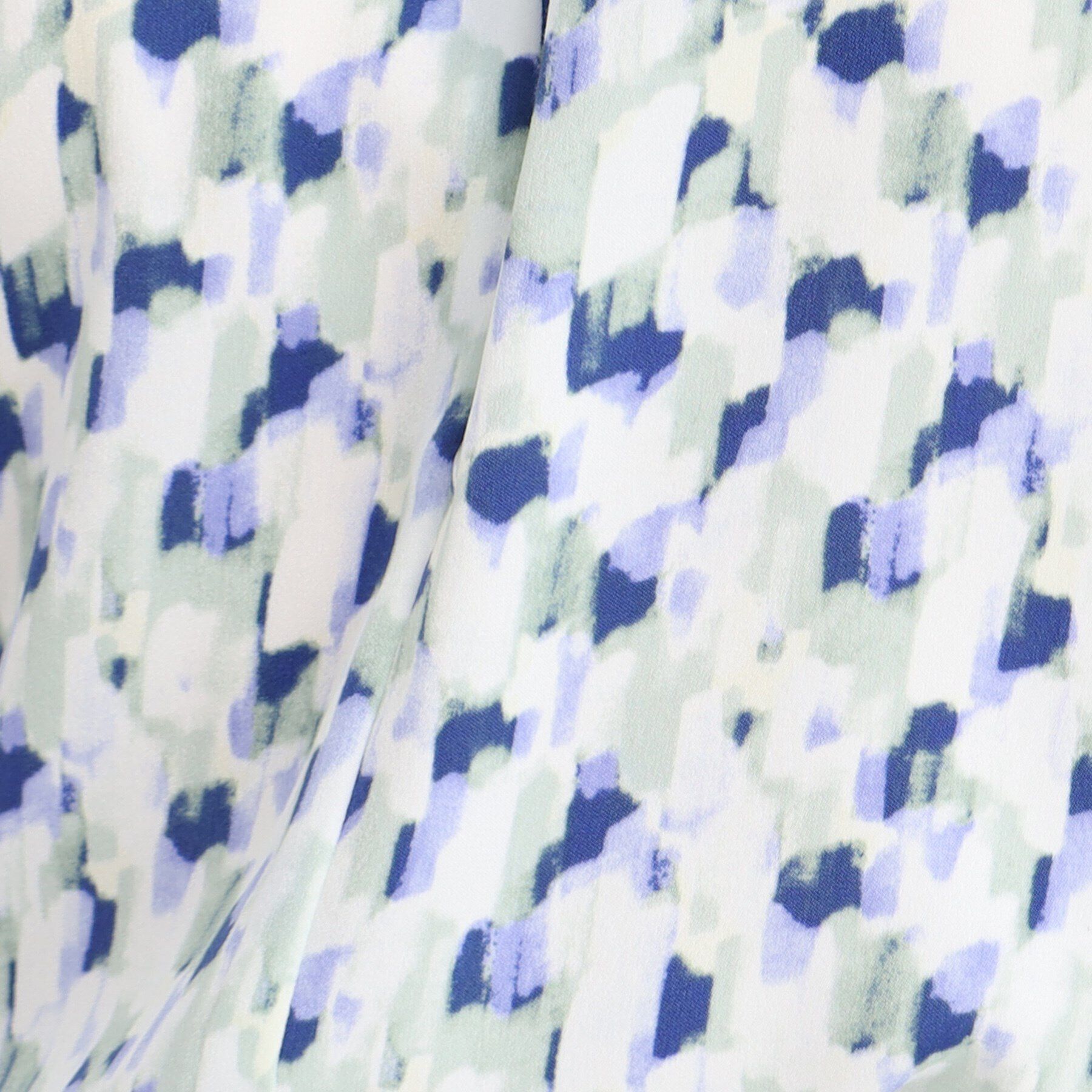 Reflect「【マシンウォッシュ可／セットアップ可】パフスリーブプリントブラウス」|シャツ・ブラウス|