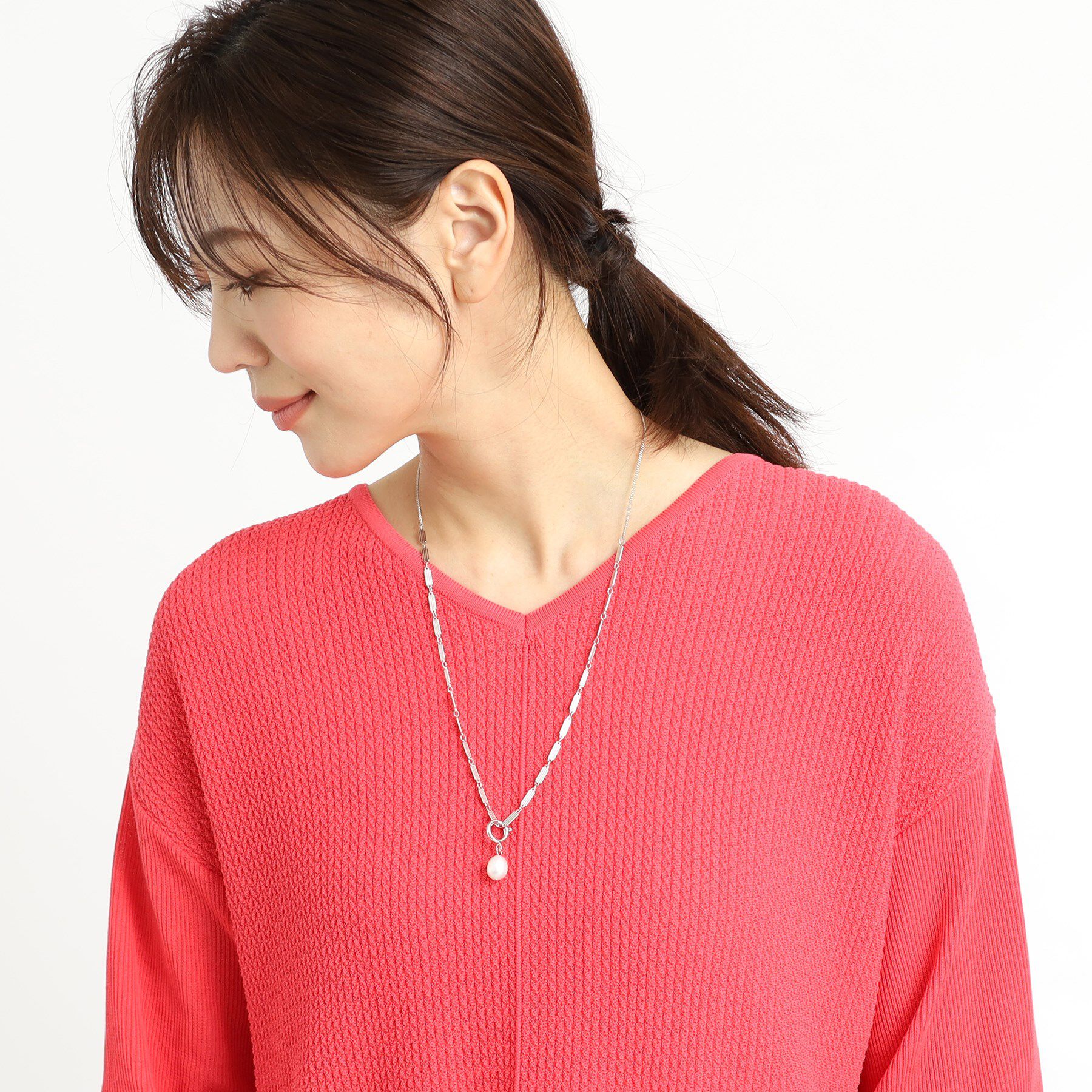 Reflect「【夏SALE／パーツ取り外し可】淡水パールネックレス」|ネックレス|