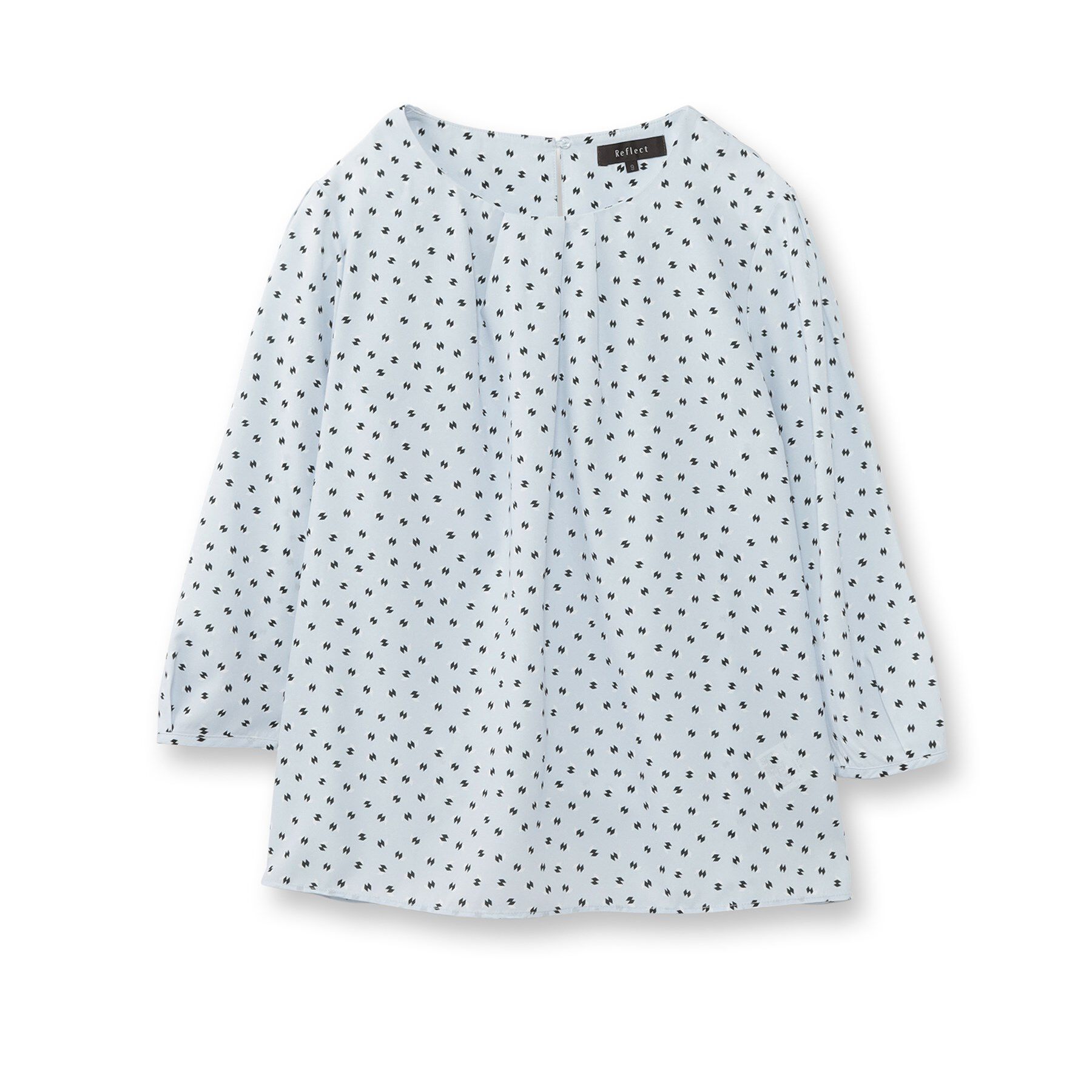 Reflect「【夏SALE／単品使いもできる】プリントブラウス着流しカーディガンニット」|カーディガン|