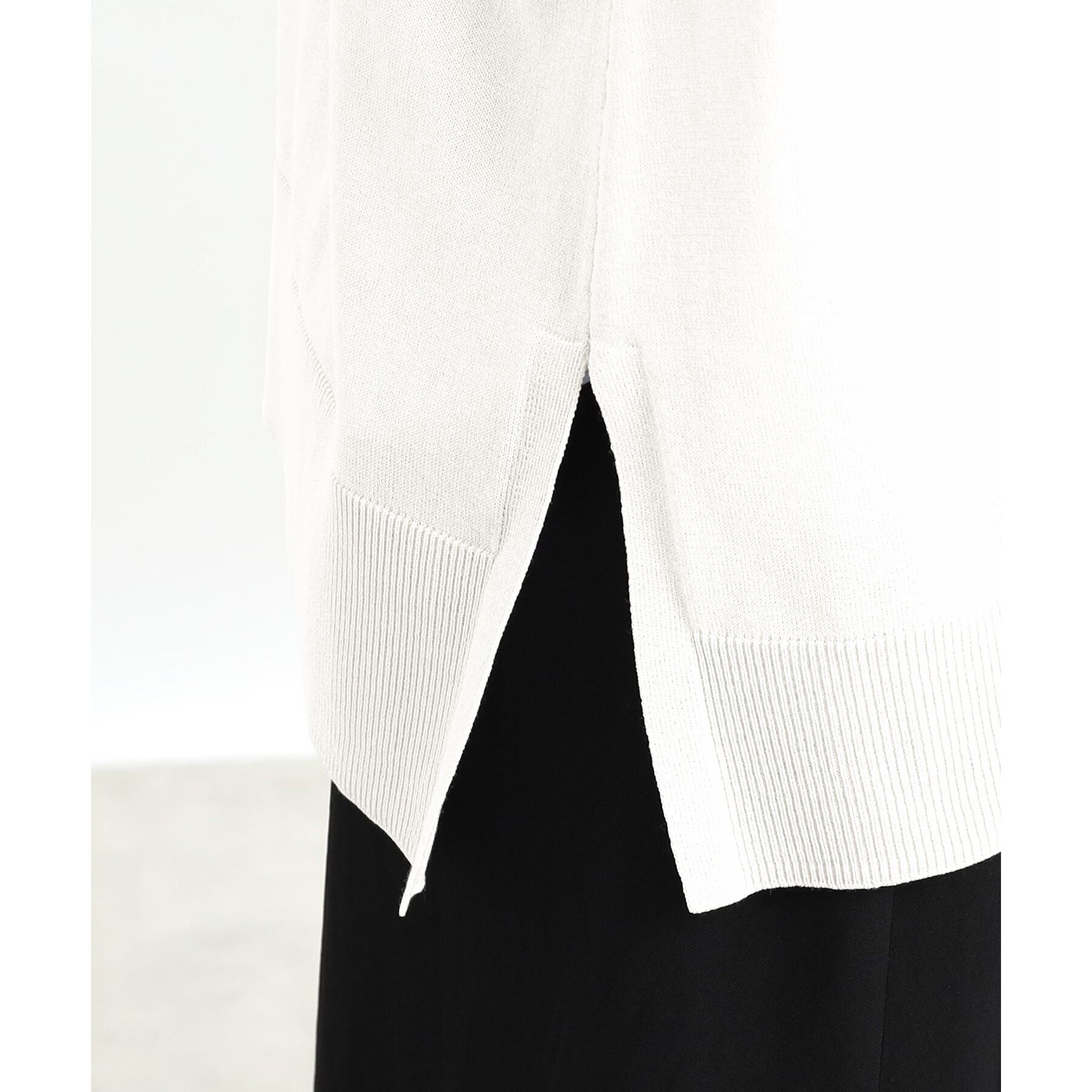 Reflect「【夏SALE／単品使いもできる】プリントブラウス着流しカーディガンニット」|カーディガン|