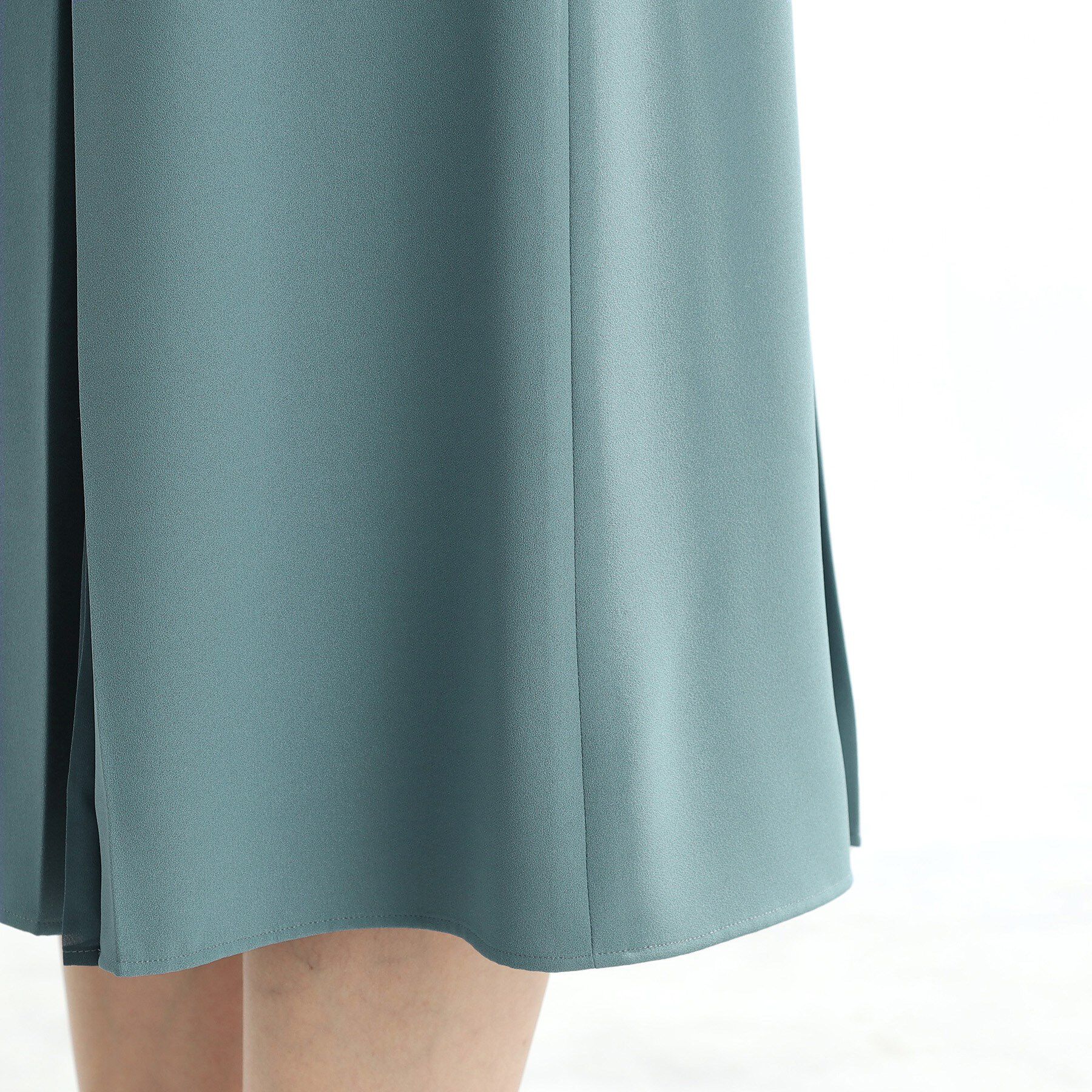 Reflect「【手洗い可】シフォンプリーツドッキングスカート」|スカート|