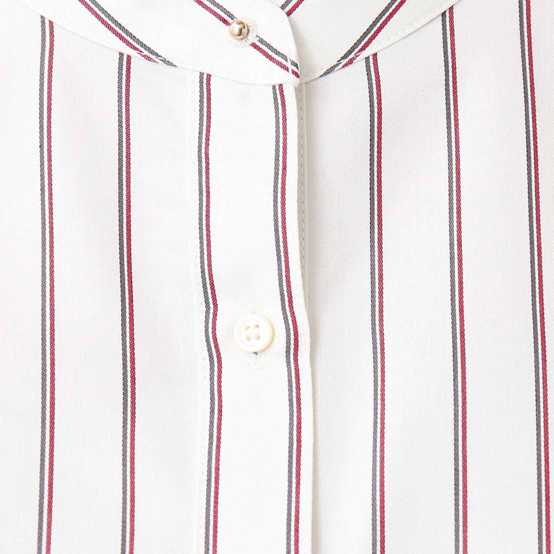 Reflect「【夏SALE／接触冷感／洗える】ストライプコクーンシルエットシャツ」|シャツ・ブラウス|