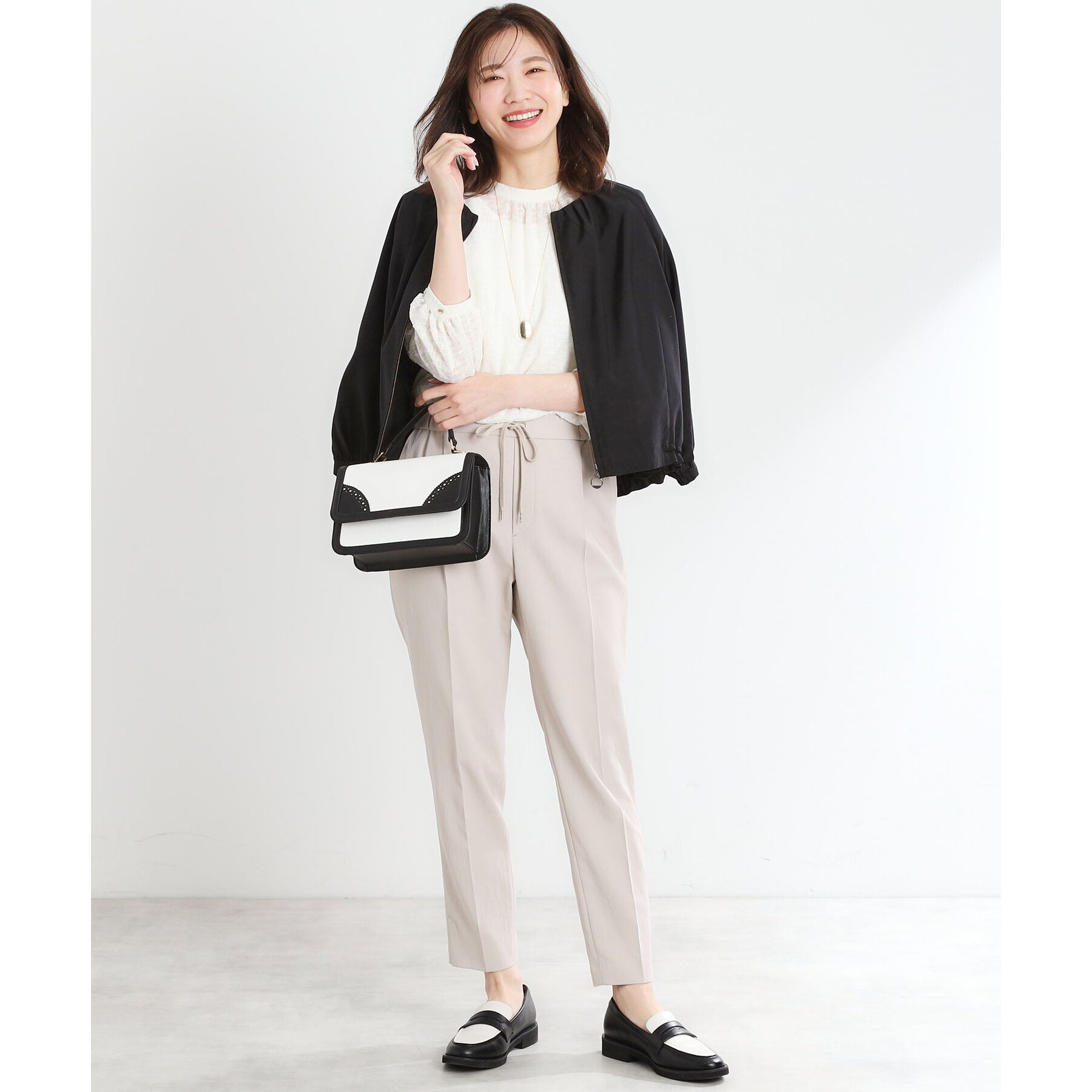 Reflect「【マシンウォッシュ可】リラクシーセンタープレスパンツ」|その他|