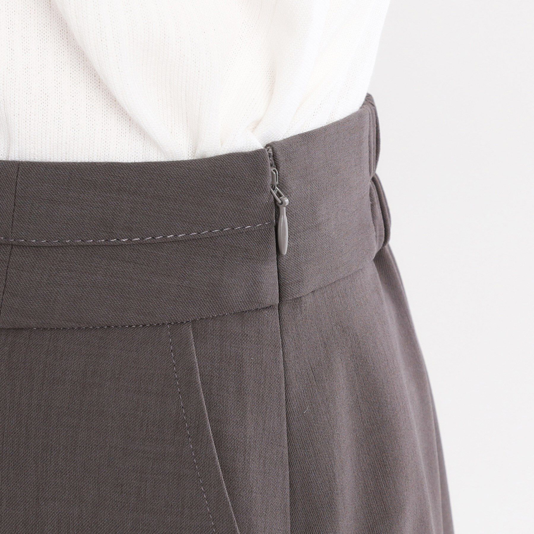 Reflect「【UVカット／洗える／セットアップ可】ラップ風ナロースカート」|スカート|