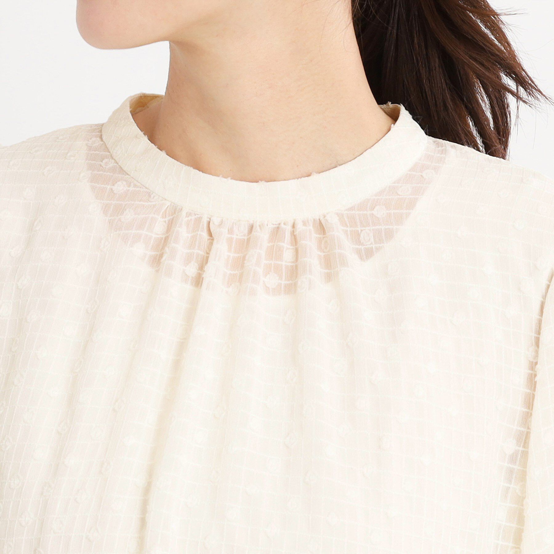 Reflect「【手洗い可】ロングシルエットブラウス」|シャツ・ブラウス|