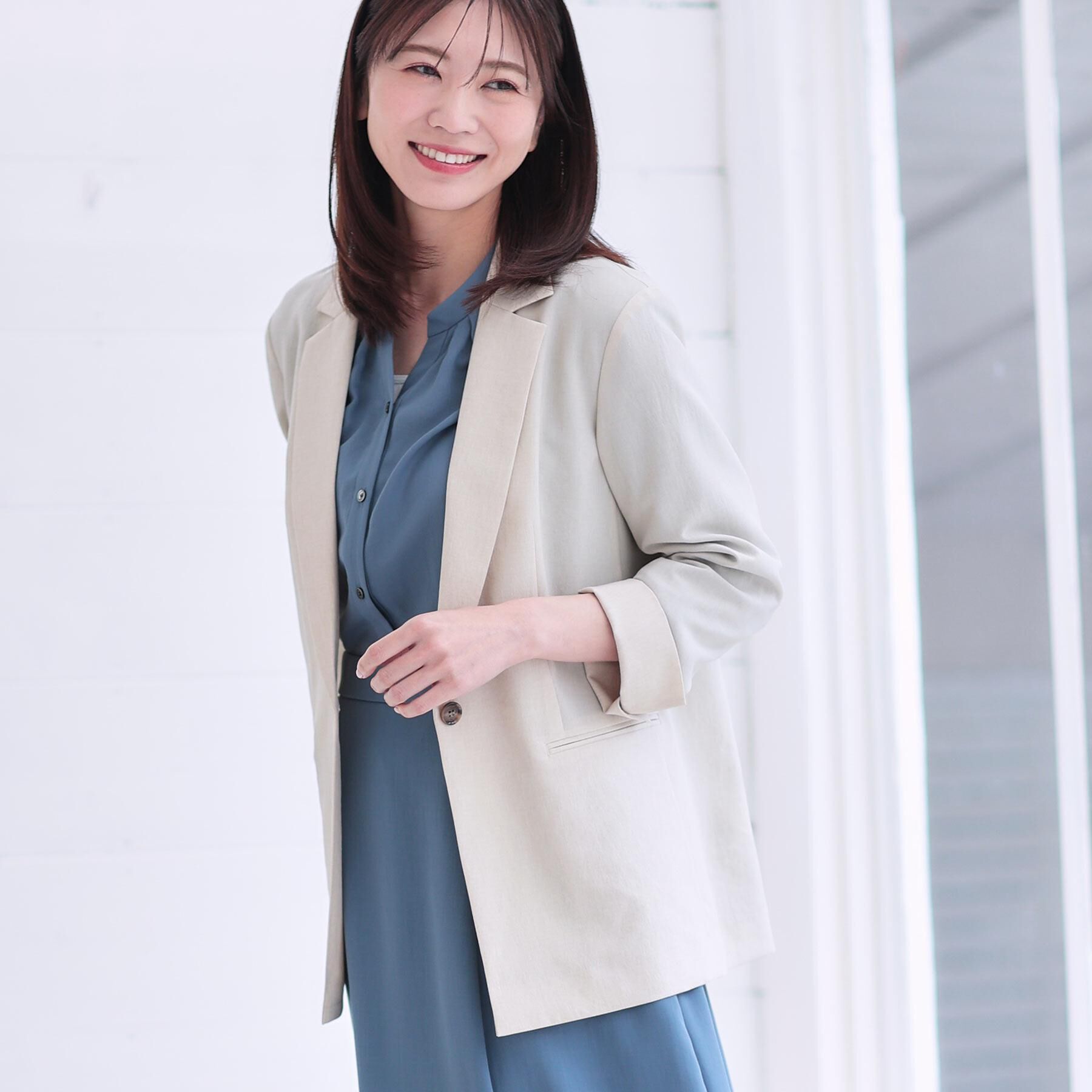 Reflect「【マシンウォッシュ可／セットアップ可／通勤におすすめ】ドライタッチジャケット」|テーラードジャケット|