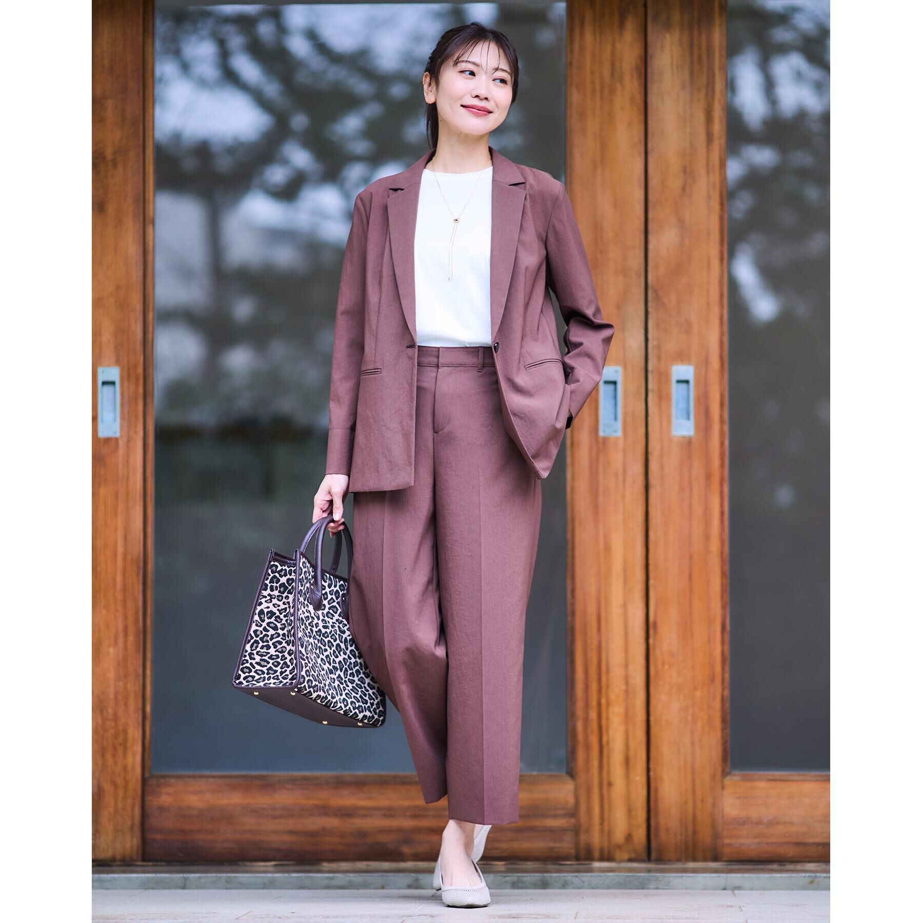 Reflect「【マシンウォッシュ可／セットアップ可／通勤におすすめ】ドライタッチストレートパンツ」|その他|