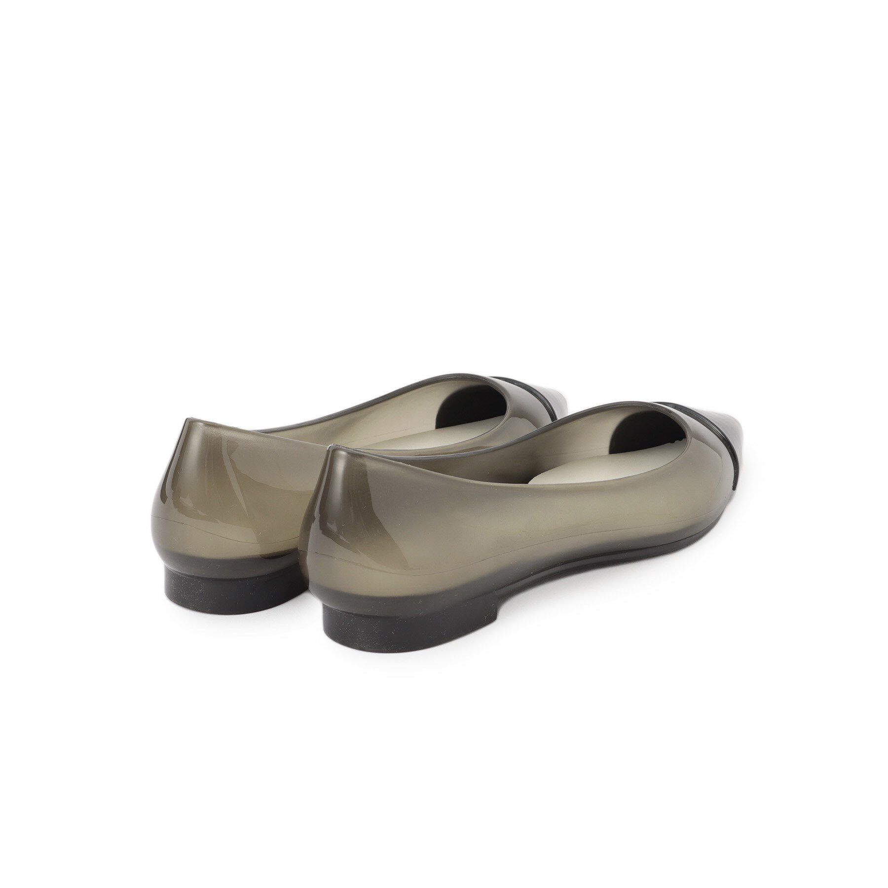 Reflect「【雨の日OK！／通勤にも使えるキレイめデザイン◎】クリアバイカラーレインシューズ」|レインシューズ|