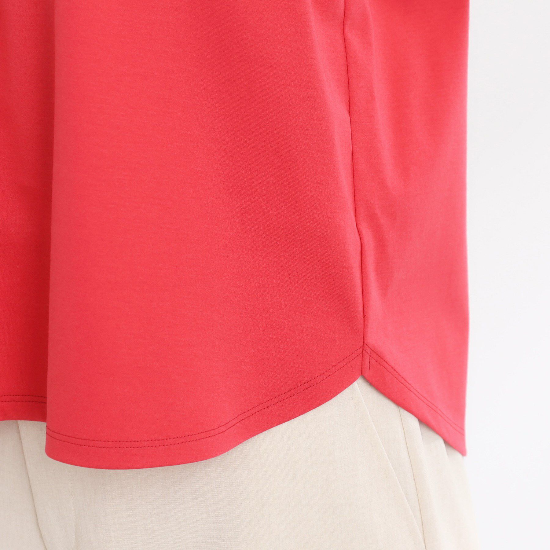 Reflect「【マシンウォッシュ可】キレイめラグランスリーブジャージ」|Tシャツ・カットソー|