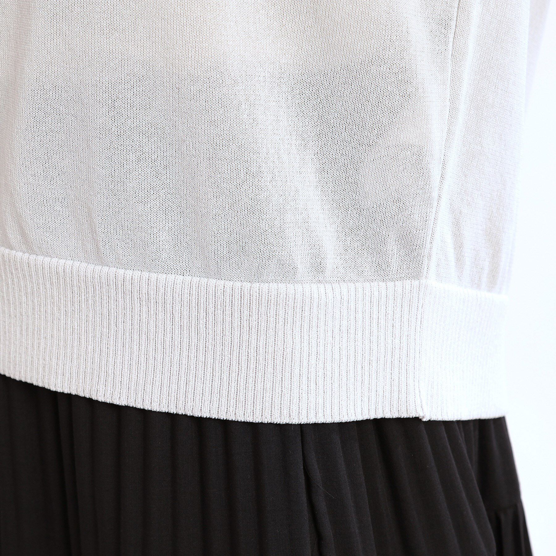 Reflect「【手洗い可】ジップアップニットカーディガン」|カーディガン|