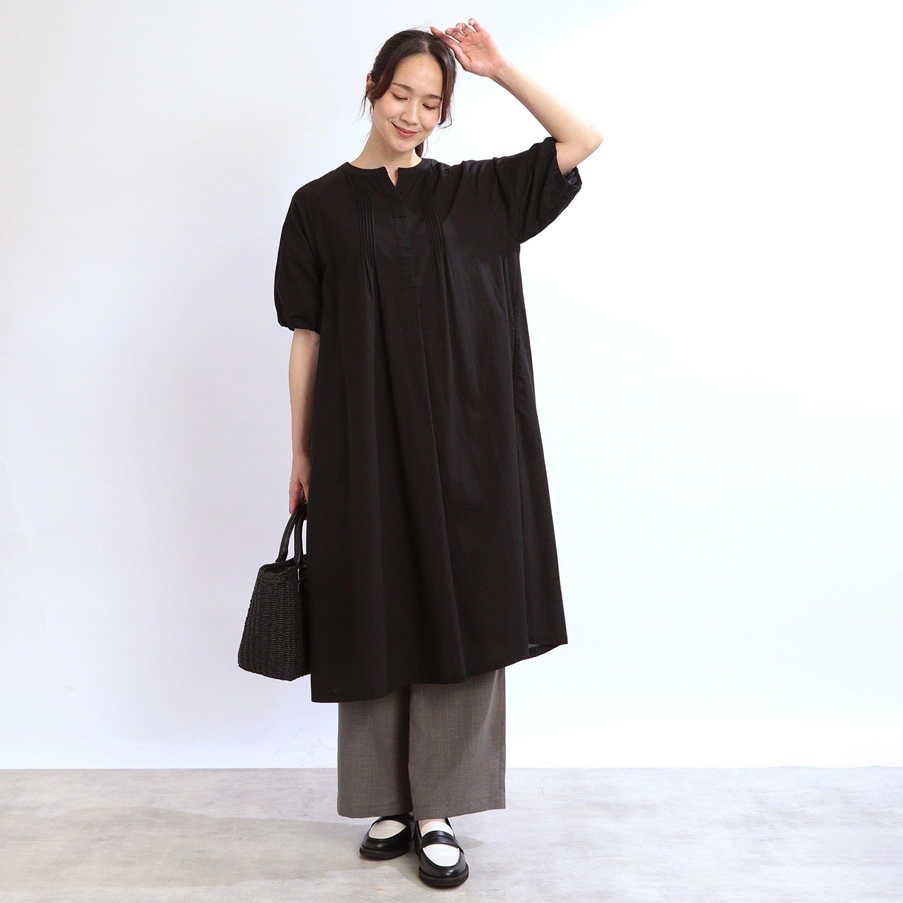 Reflect「【夏SALE／E‐QUALITY／レイヤードスタイルにも◎】ラグランスリーブワンピース」|ワンピース|